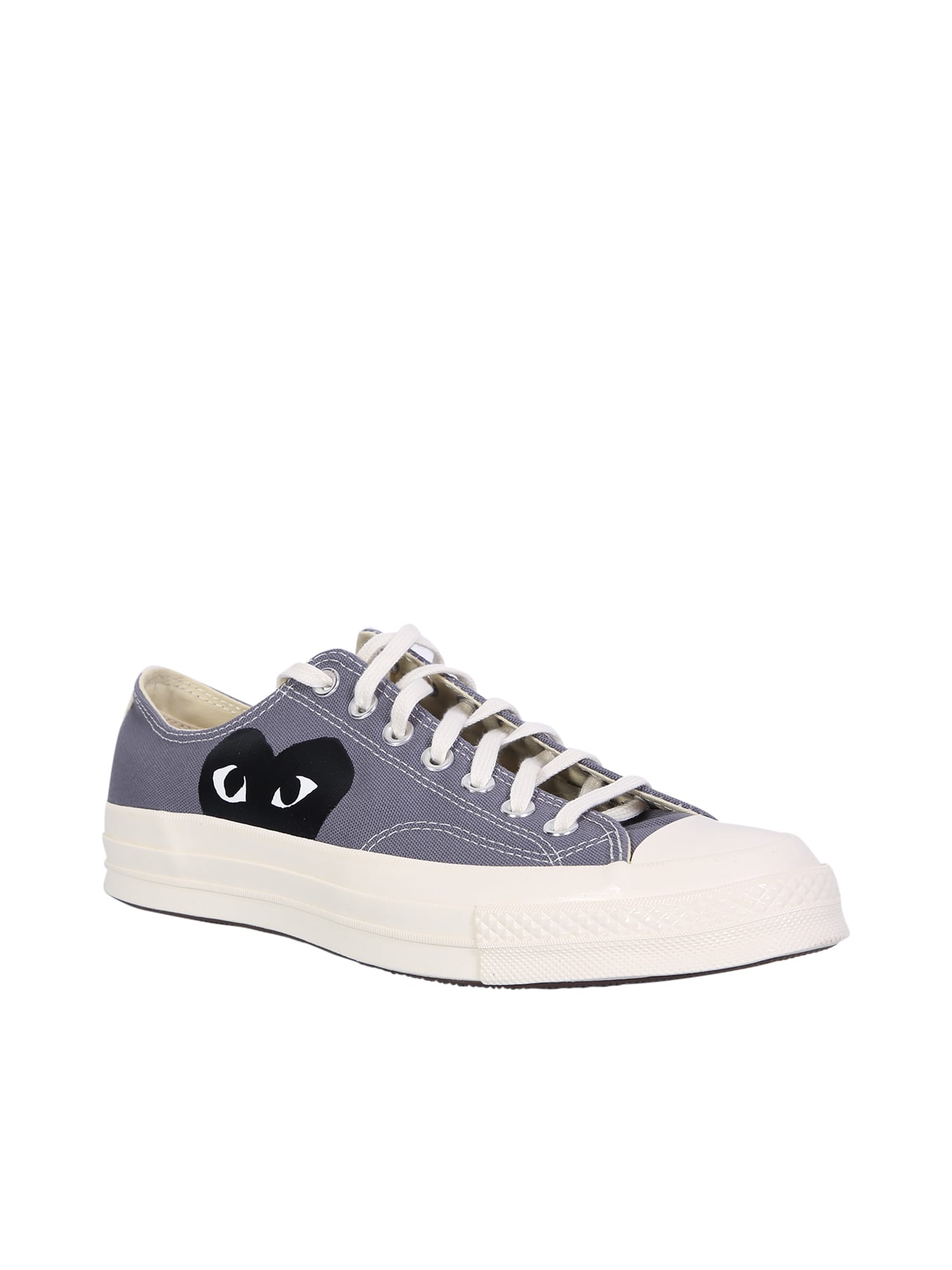 Shop Comme Des Garçons Play Converse Chuck Taylor Sneakers In Grey