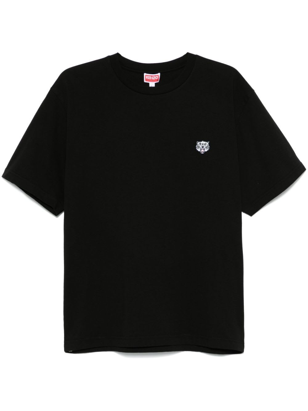Kenzo Gots Happy Tiger Embroid In J Black