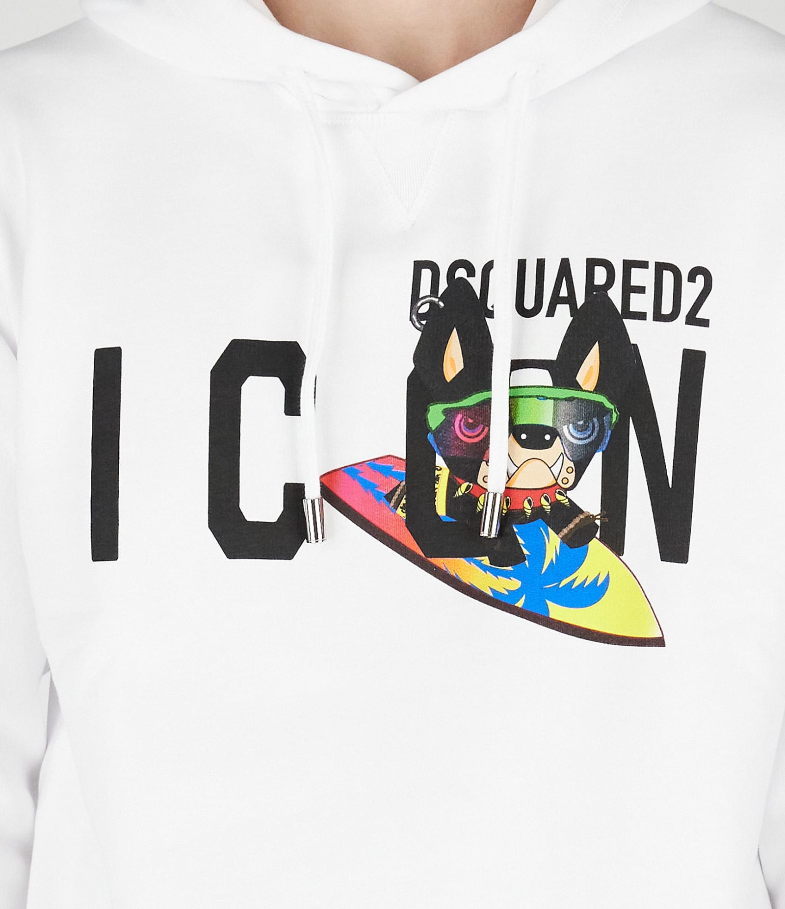 Shop Dsquared2 Sweatshirt In White