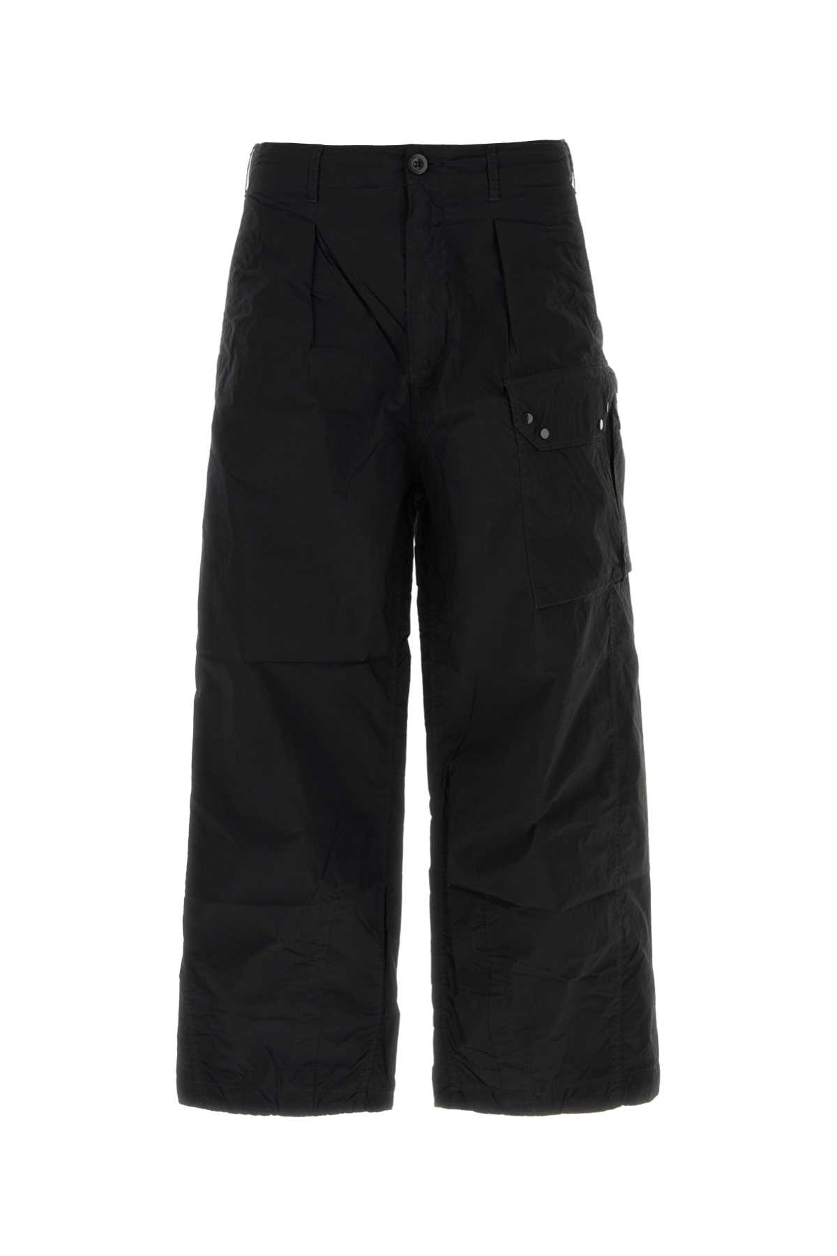 Black Nylon Cargo Pant