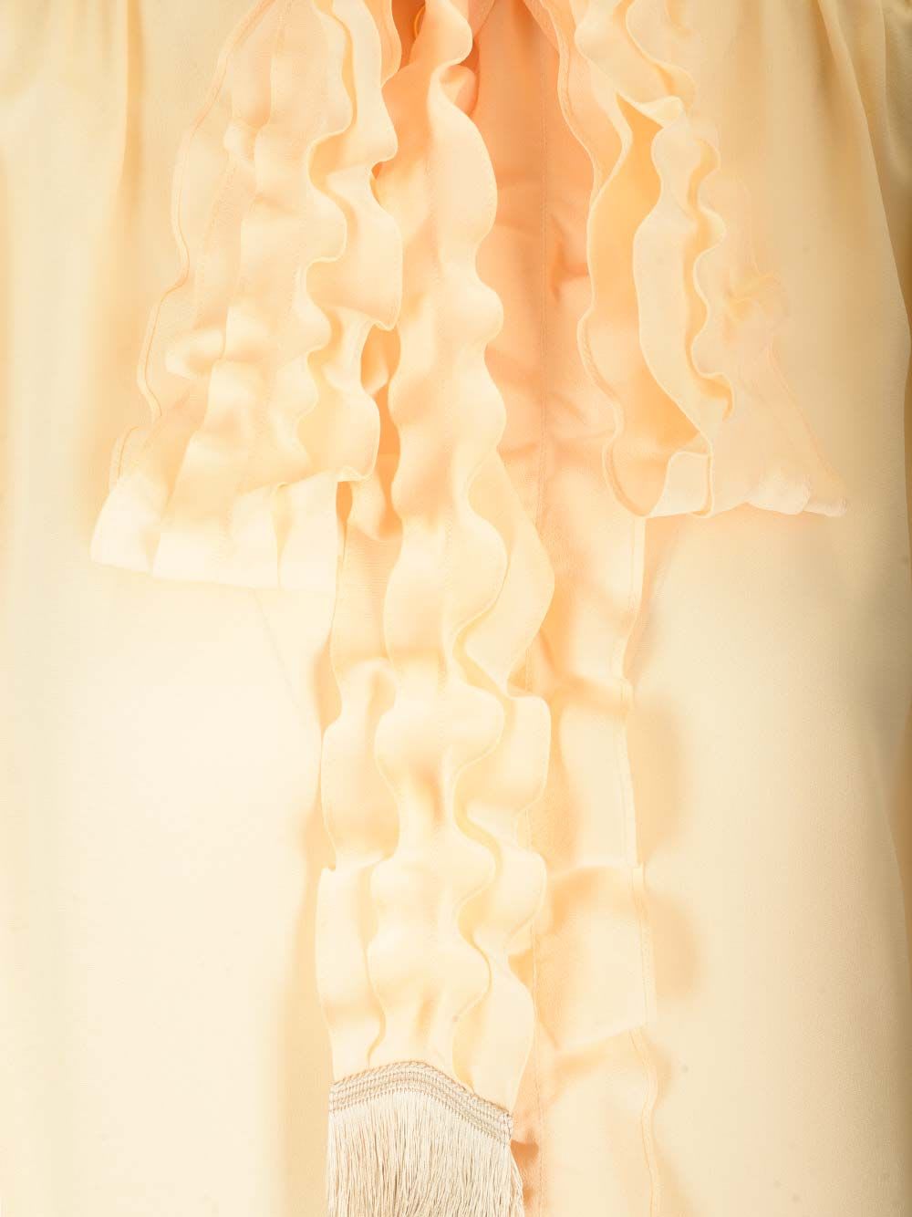 Valentino Crepe De Chine Shirt In Multicolor