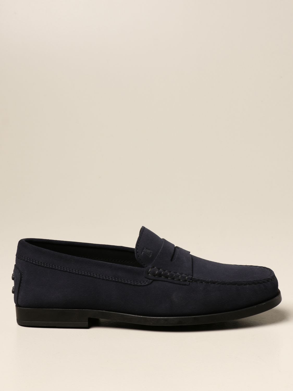 Tods Loafers Tods Suede Loafers With Rubber Sole