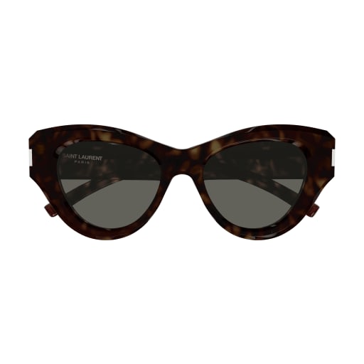 Shop Saint Laurent Sl 506 Sunglasses In Havana Havana Grey