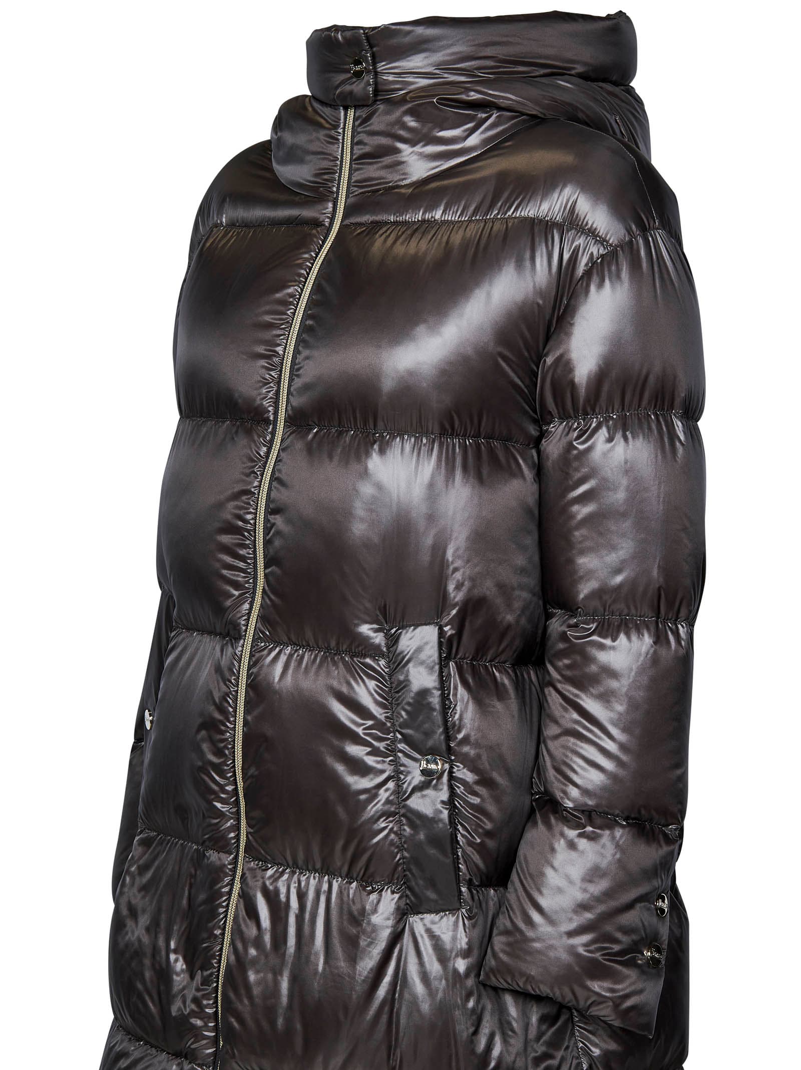 Shop Herno Down Jacket In Grey