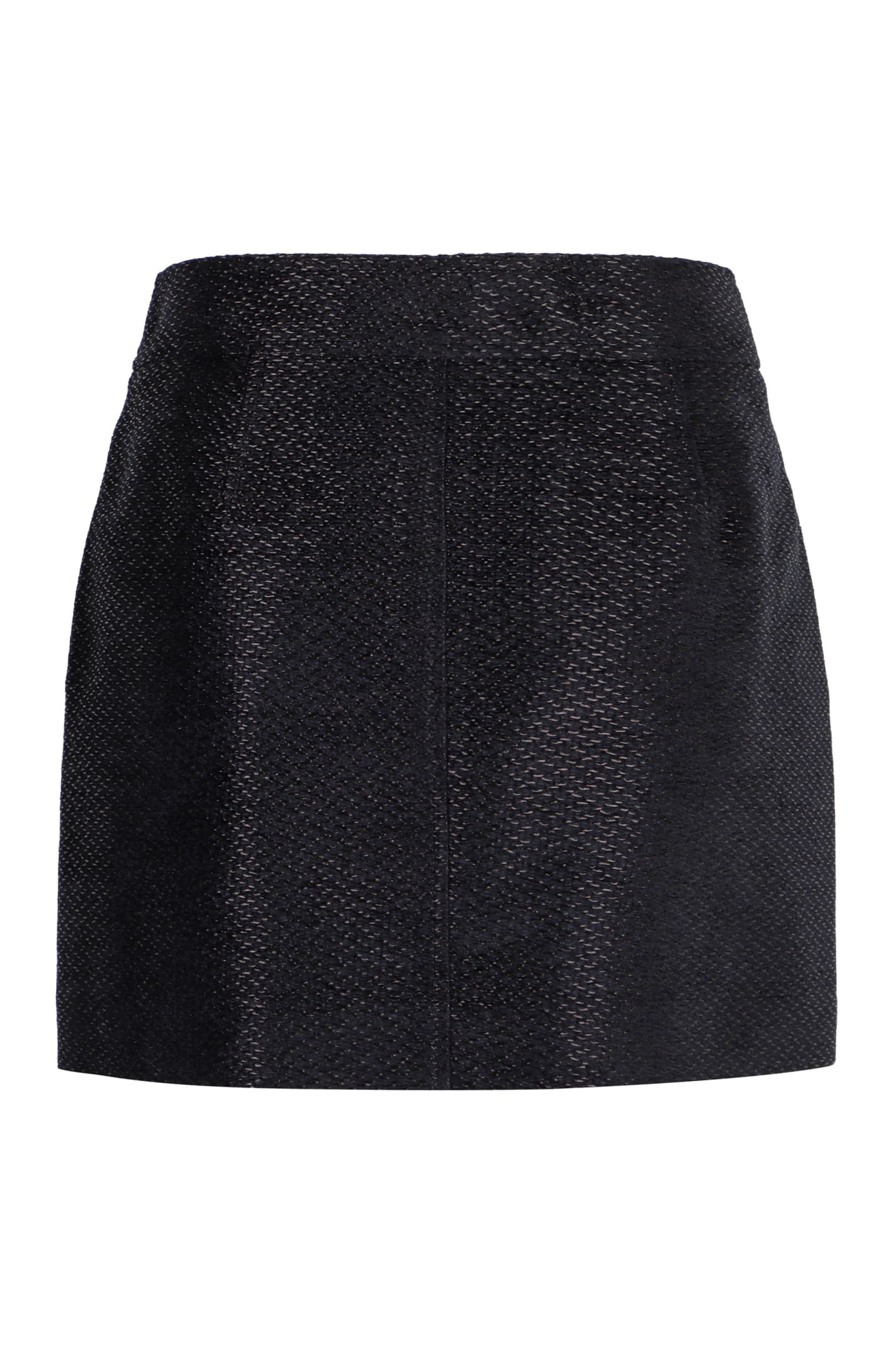 Shop Tom Ford Viscose Miniskirt In Blue