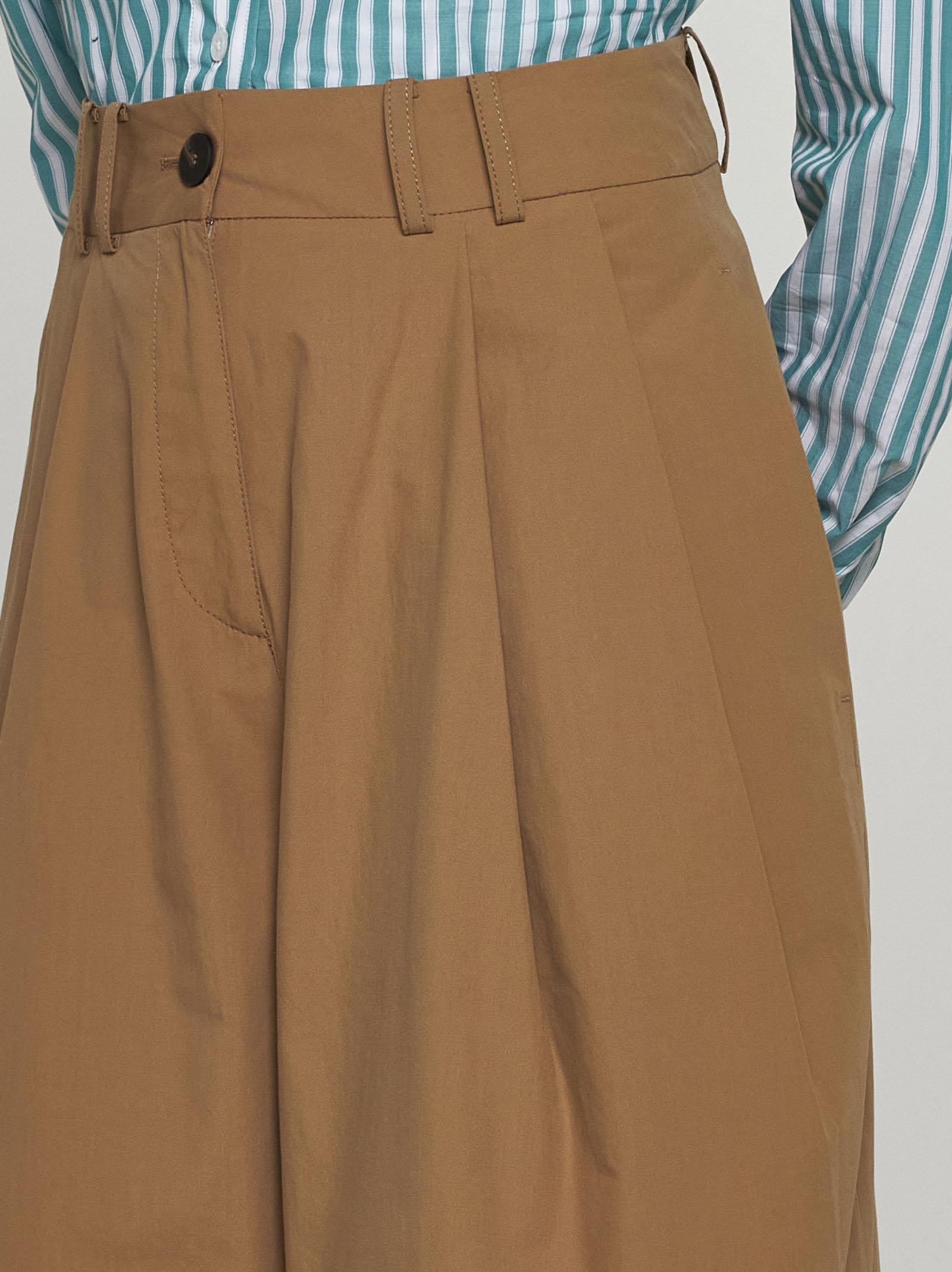 Studio Nicholson Cito Cotton Shorts In Beige