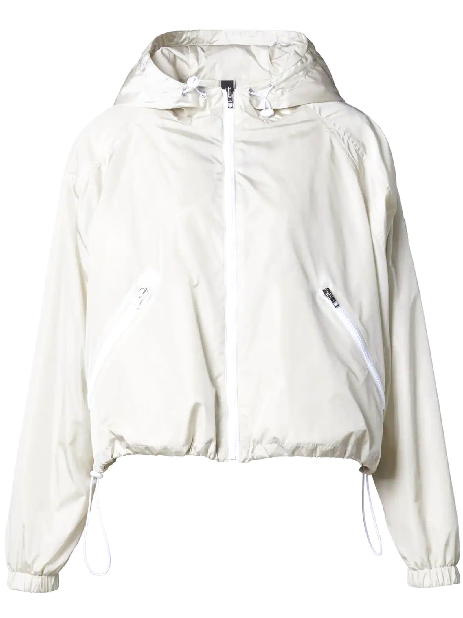 Hogan White Nylon Jacket