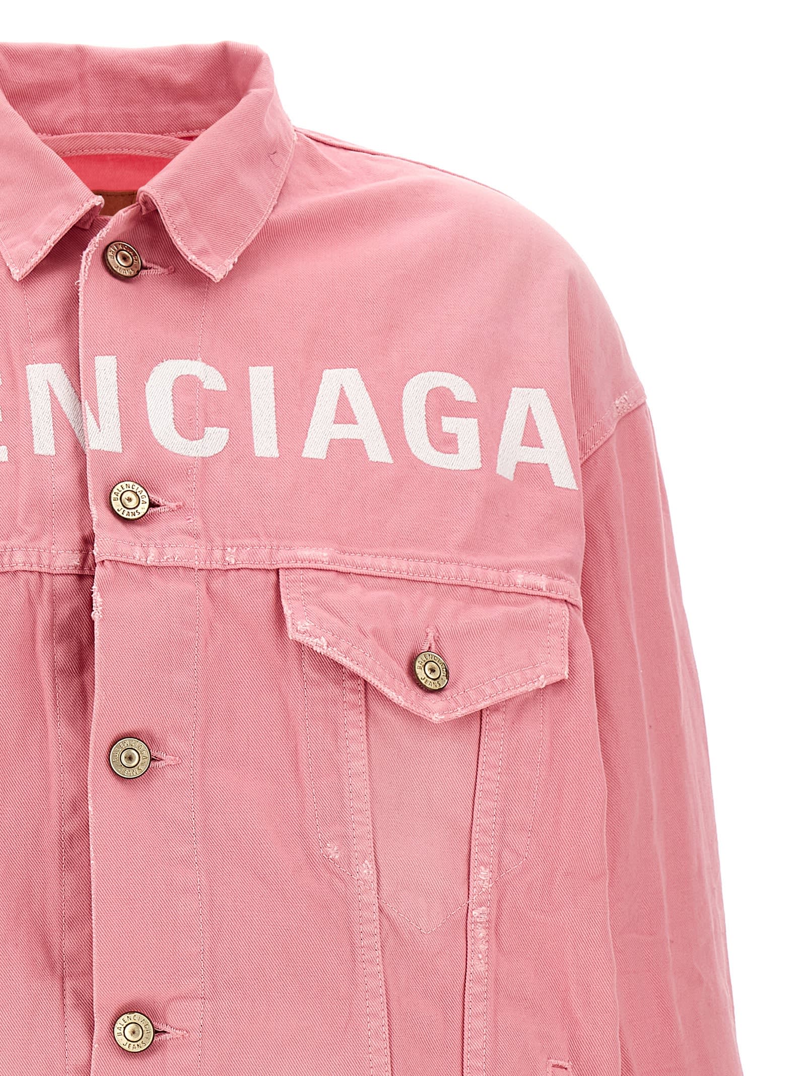 BALENCIAGA LOGO EMBROIDERY JACKET