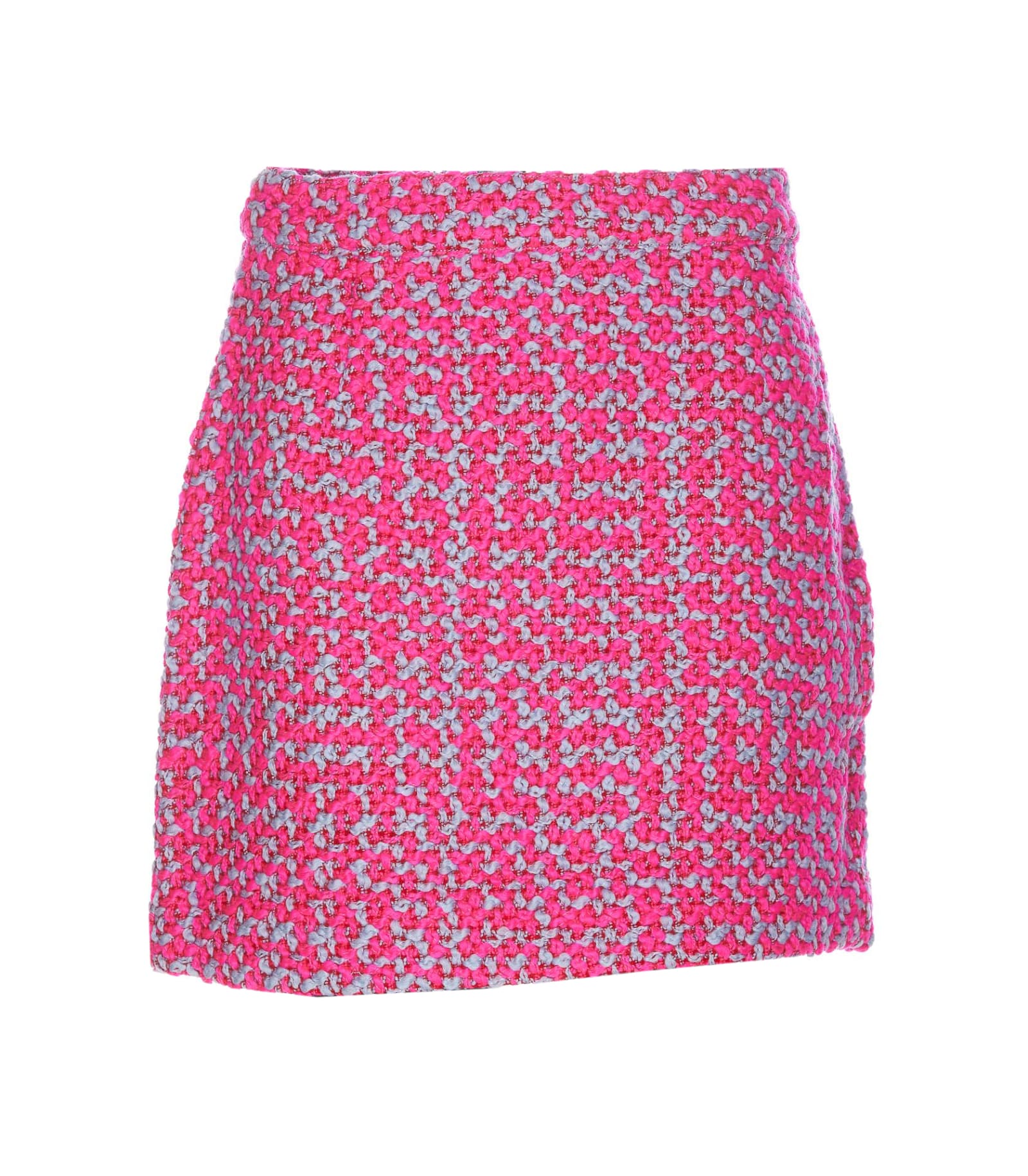 Wool-blend Tweed Mini Skirt