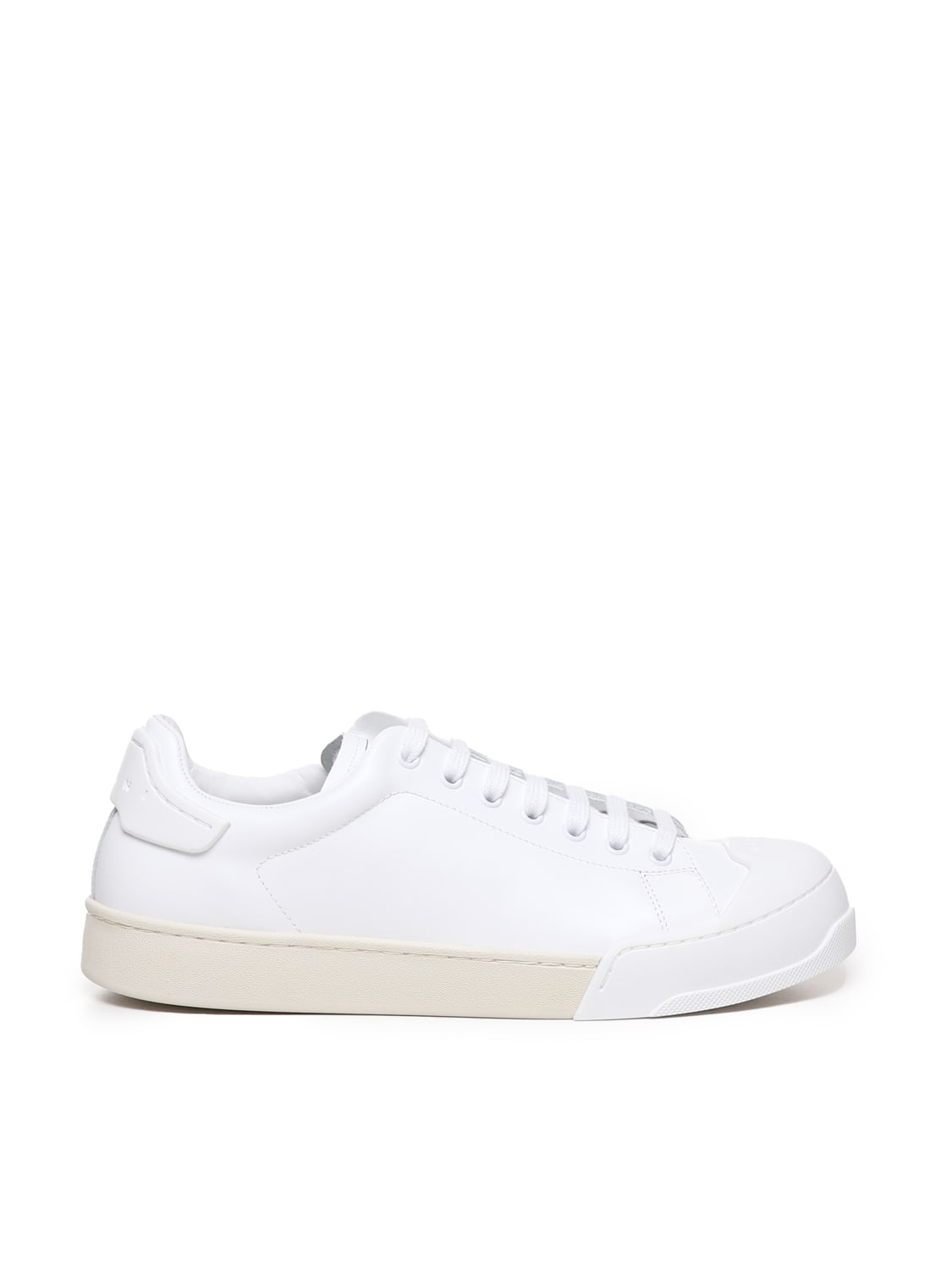 Marni Sneakers With Embossed Logo In White