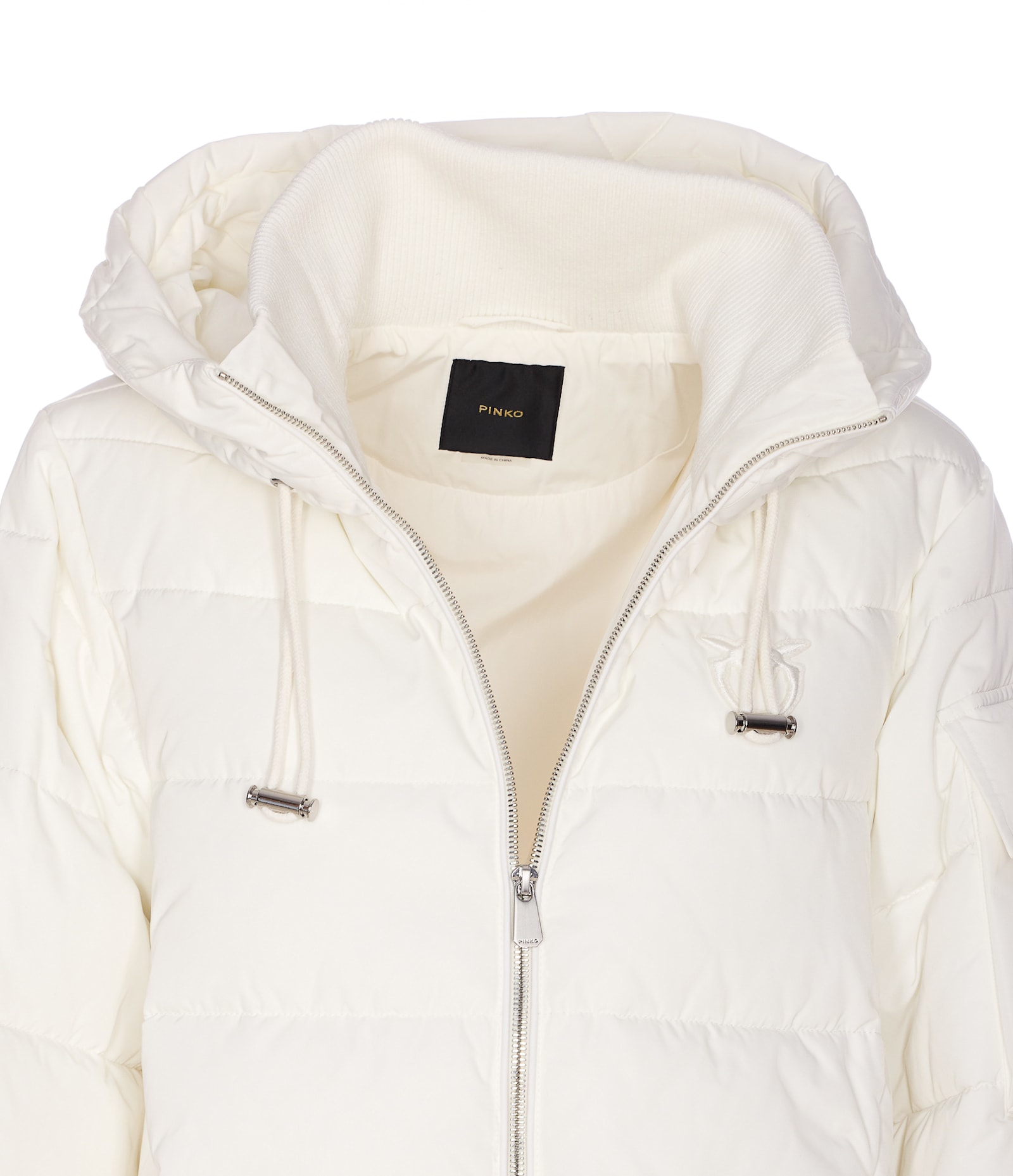 Pinko Crusca Down Jacket In White