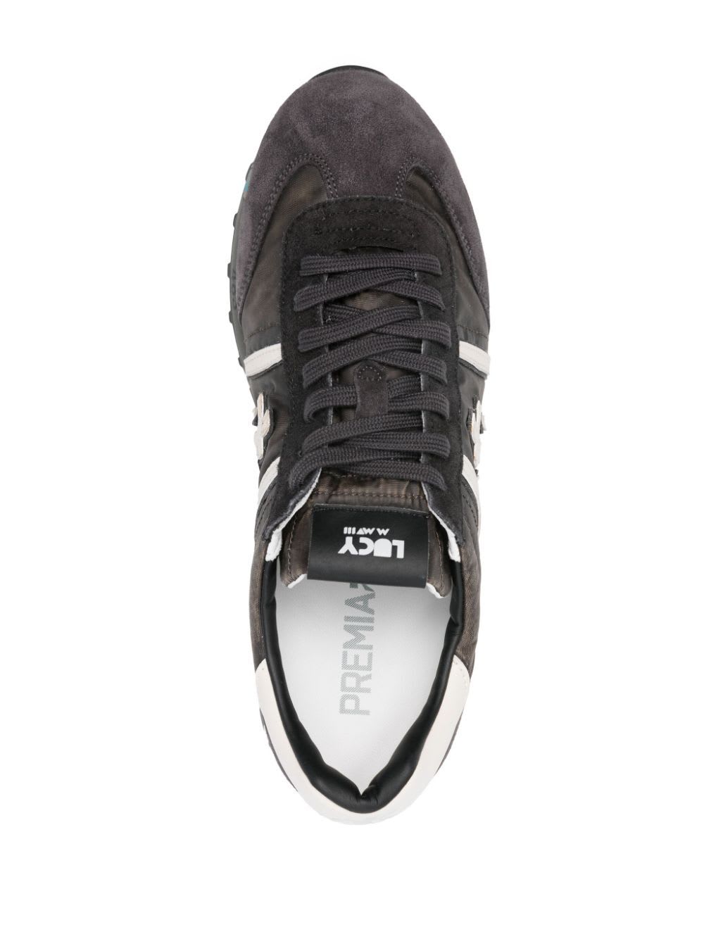 Shop Premiata Lucy Sneakers In Black White