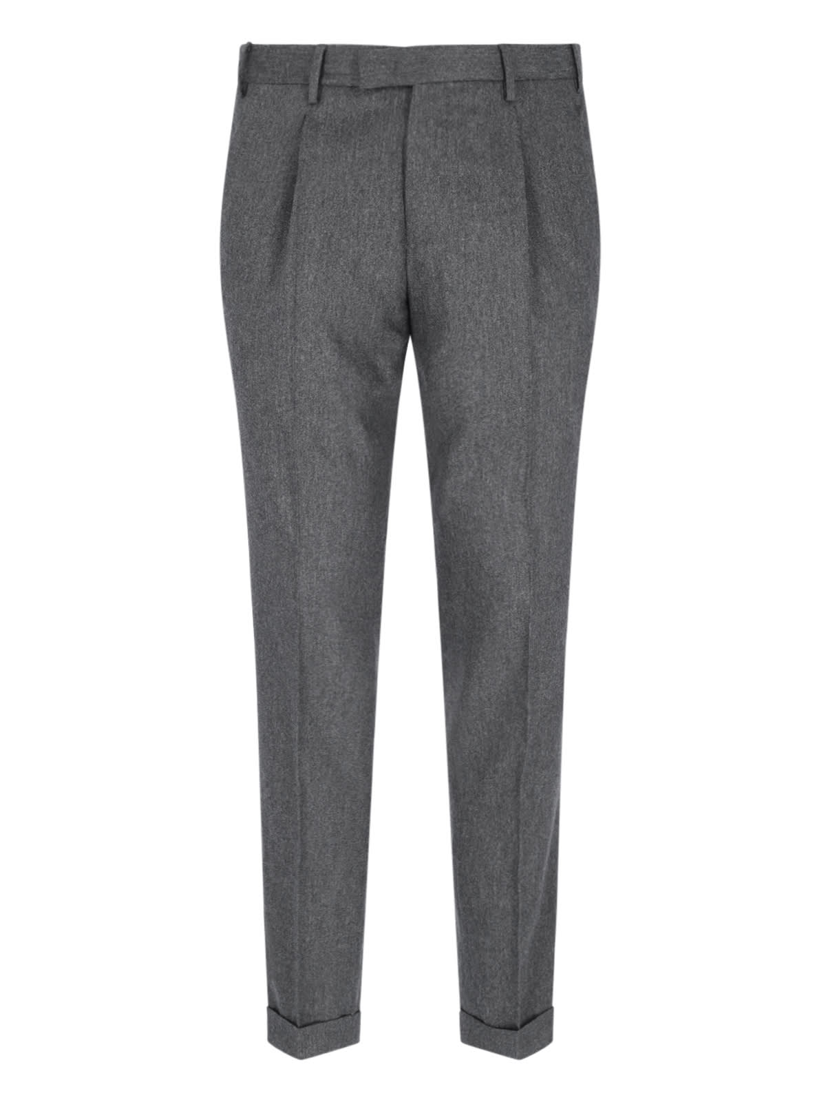 Pt01 Straight Pants In Gray