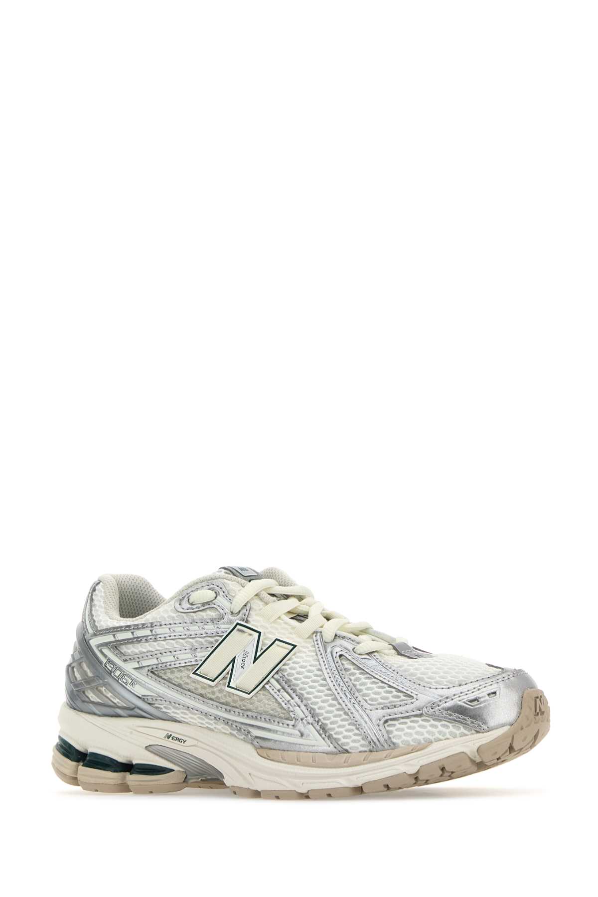 New Balance Multicolor Fabric And Mesh 1960r Sneakers In Silmetoffwhi