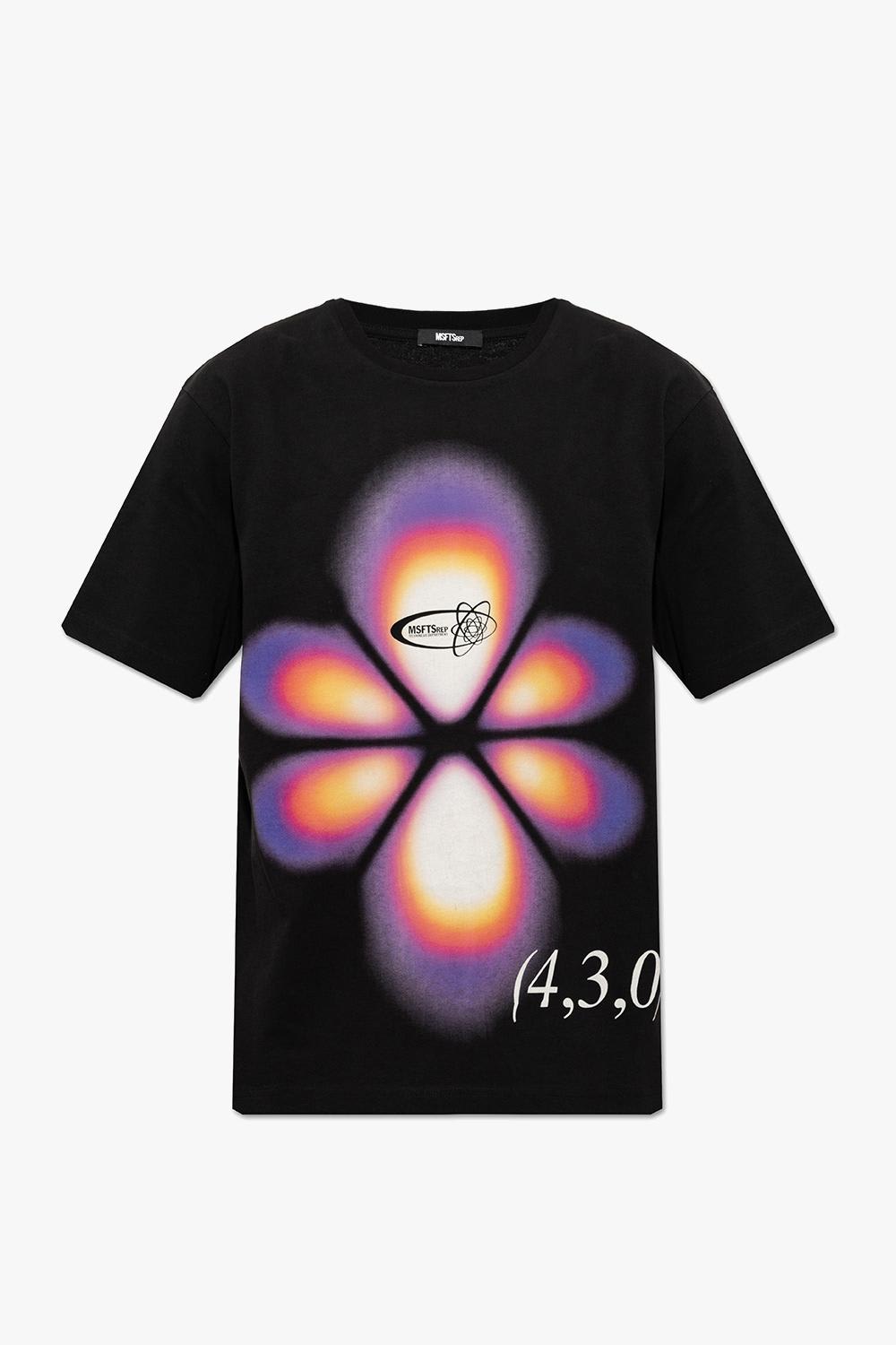 Hydrogen wave print cotton t-shirt - MSFTSrep - Men