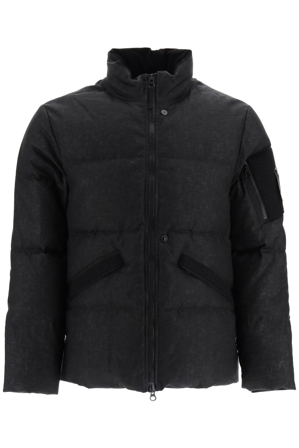 Stone Island Shadow Project Down Vest-jacket In Cotton Poplin And Nylon