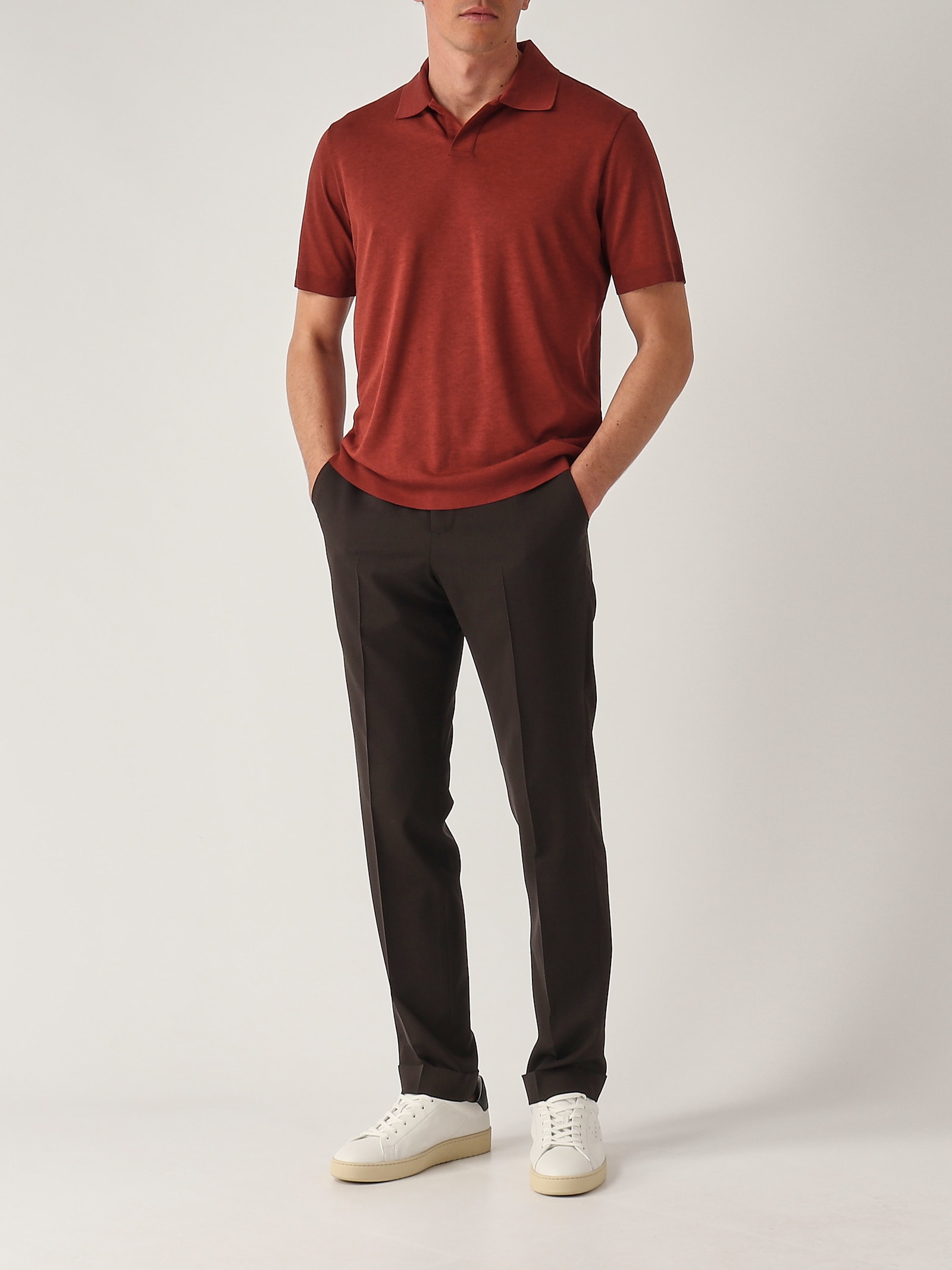 Altea Polo Polo In Brown