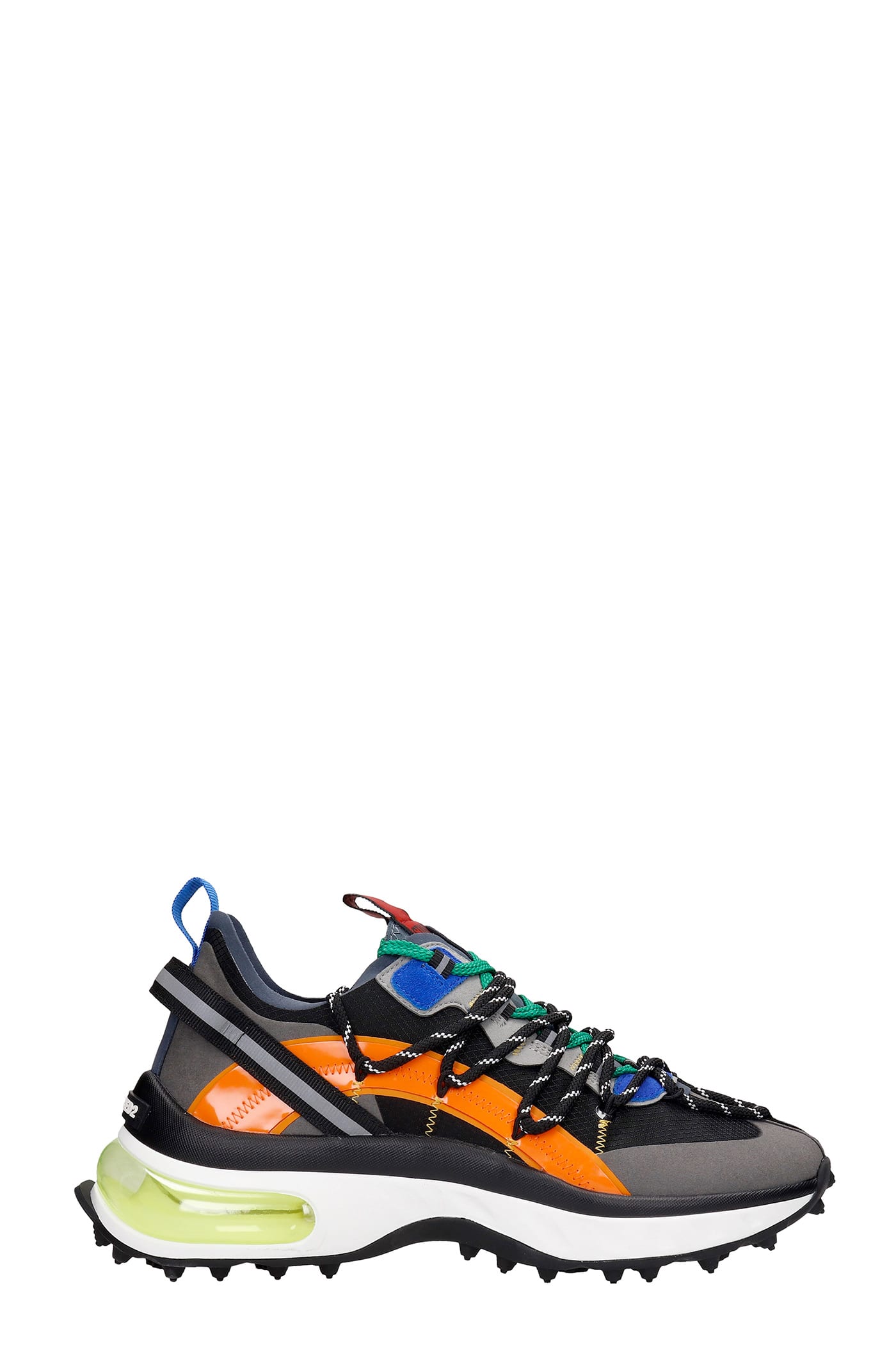 Dsquared2 Bubble Sneakers In Black Synthetic Fibers