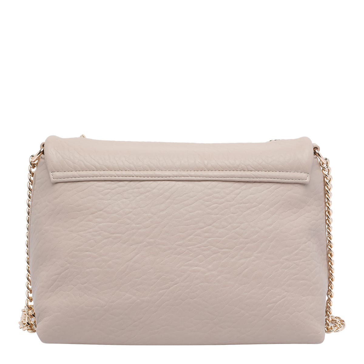 Liu •jo Versatile Backpack Featuring Chain Detail In Nude