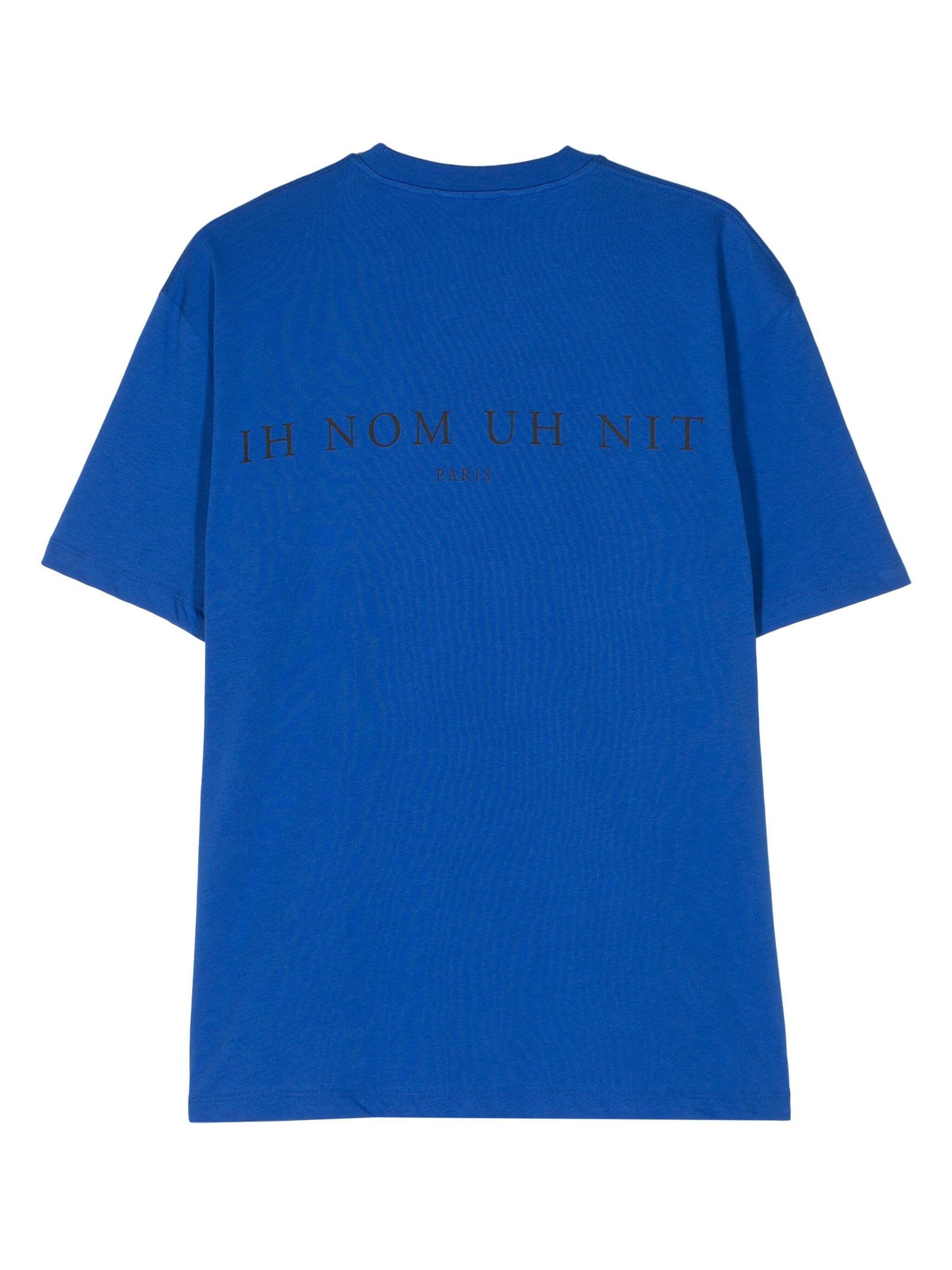 Shop Ih Nom Uh Nit Blue Cotton T-shirt