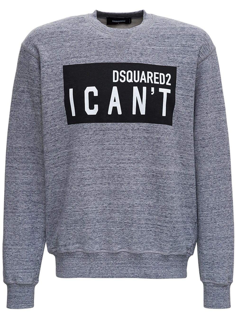 Dsquared2 Cotton Sweatshirt With i Cant Print