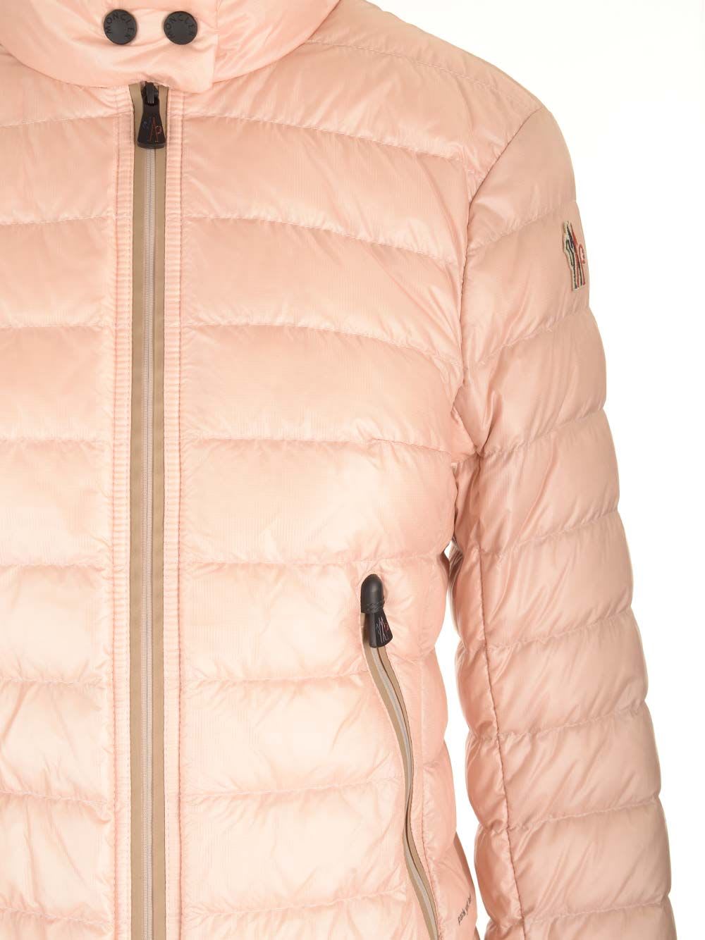 Shop Moncler Walibi Slim Fit Down Jacket In Rose