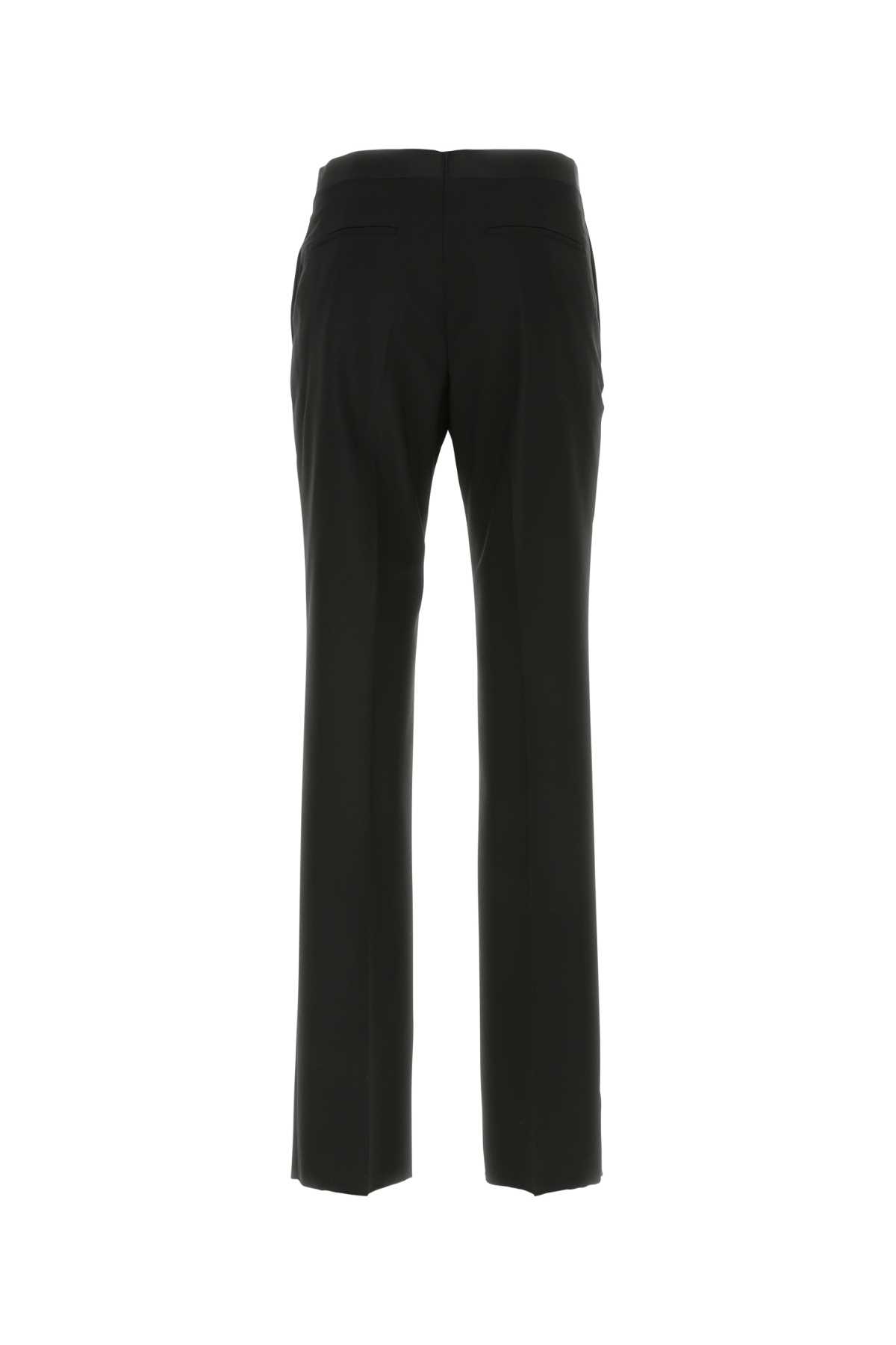 Shop Off-white Black Wool Pant In 1000