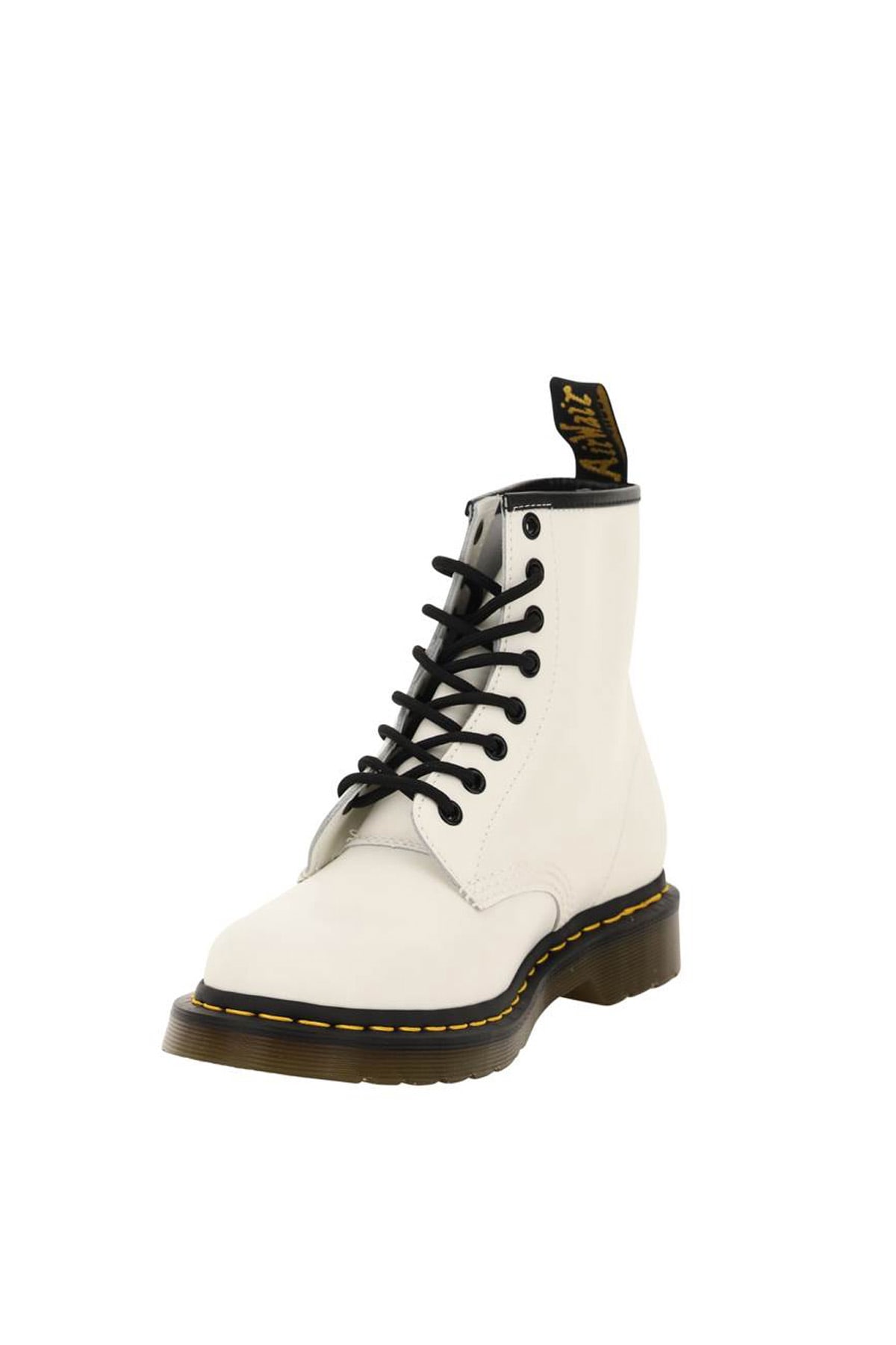 Shop Dr. Martens 1460 Smooth Lace-up Combat Boots In White