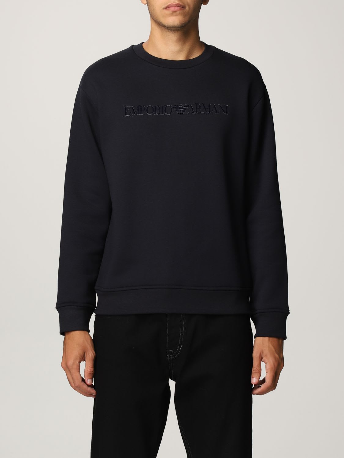 Emporio Armani sweatshirt Emporio Armani sweatshirt in cotton and modal