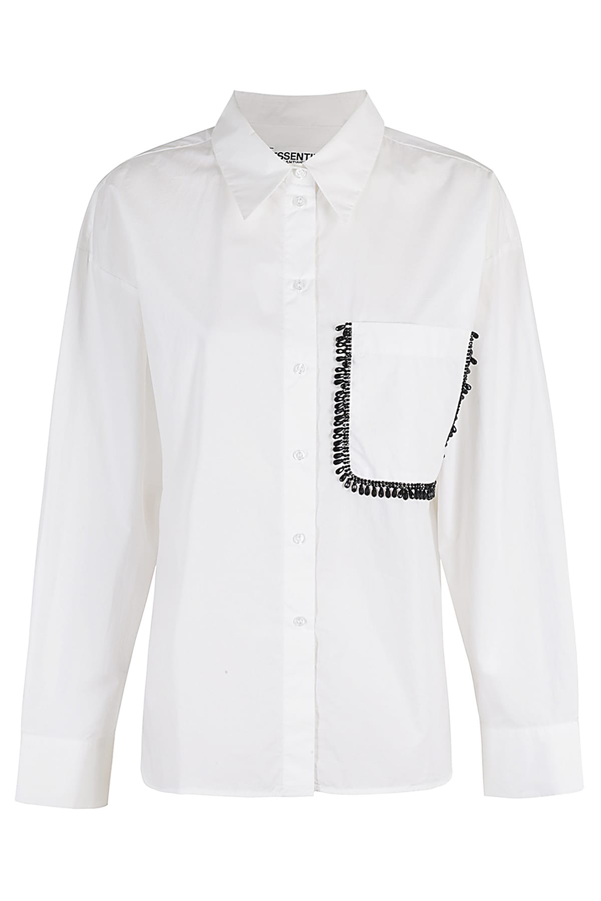 Shop Essentiel Antwerp Get Embellished Shirt In White