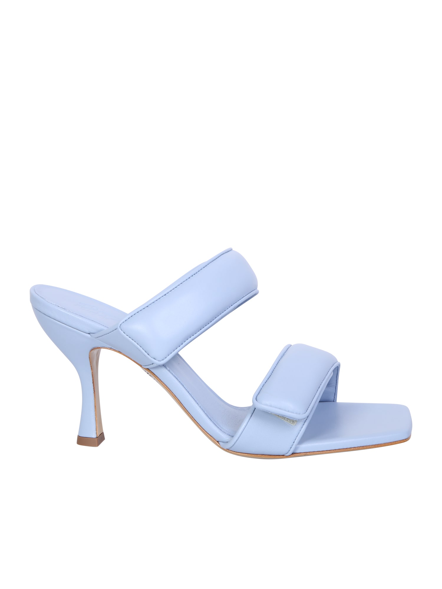 Shop Gia Borghini High-heeled Straps Sandal Perni 03 Light Blue