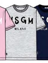 Msgm Grey T-shirt For Kids With Logo