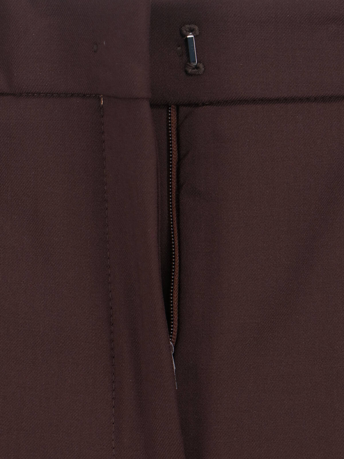 Incotex Straight Leg Trousers With Belt Loops And Pockets In Brown