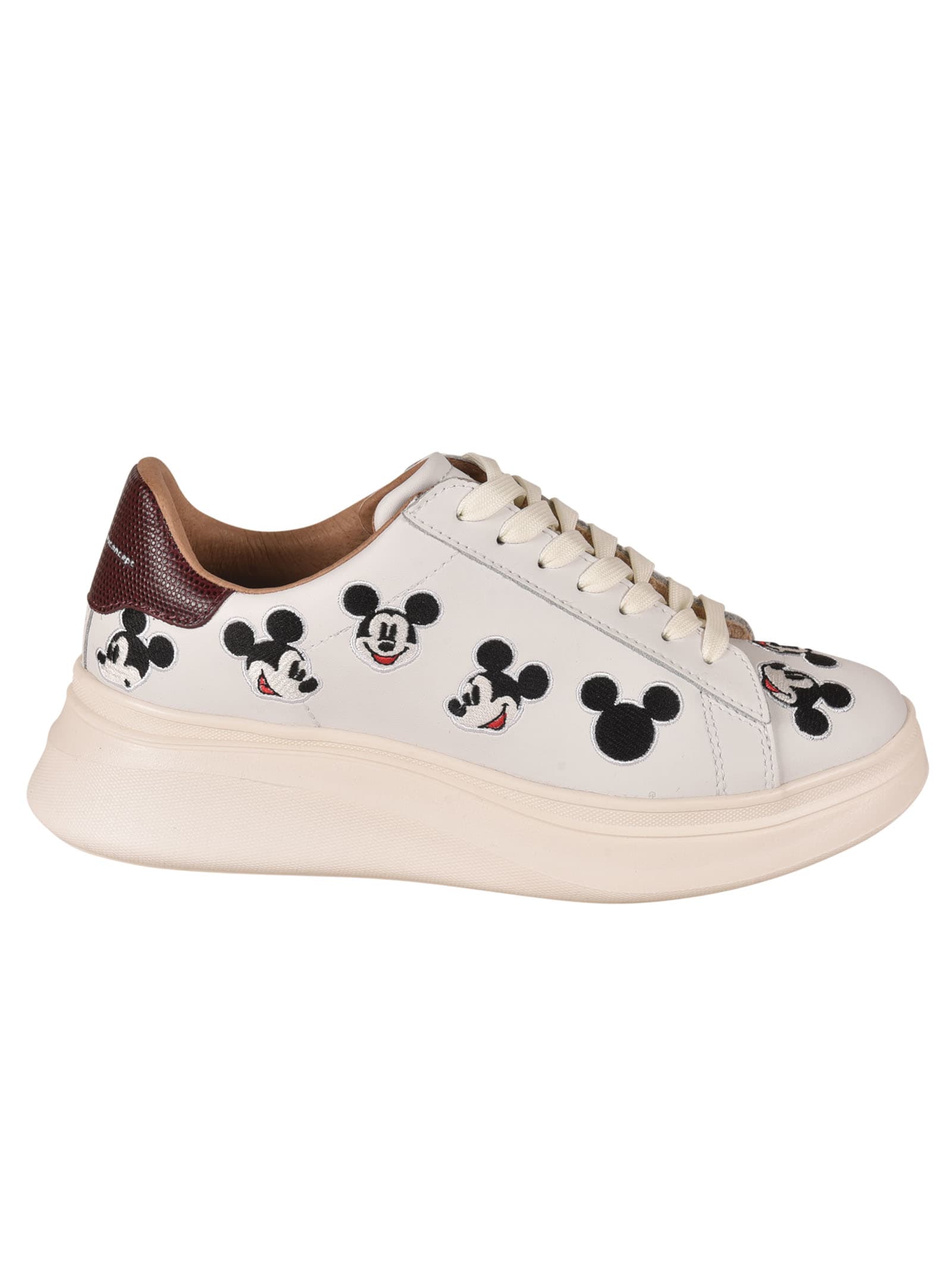 M.O.A. master of arts Mickey Mouse Embroidered Sneakers