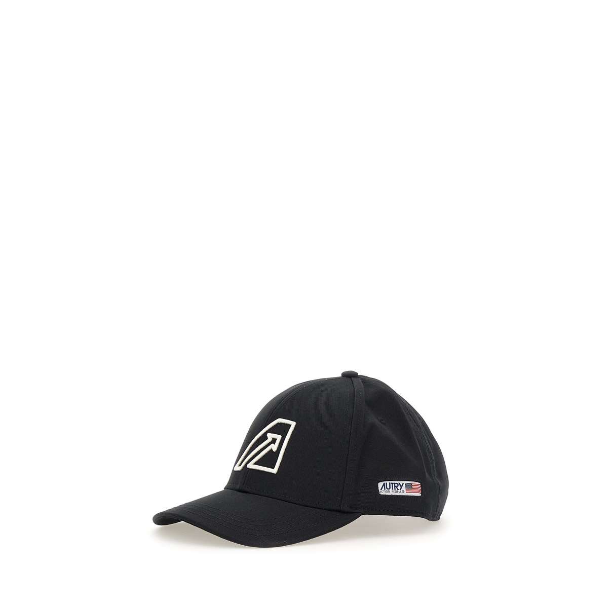 Shop Autry Icon Baseball Cotton Cap In Black