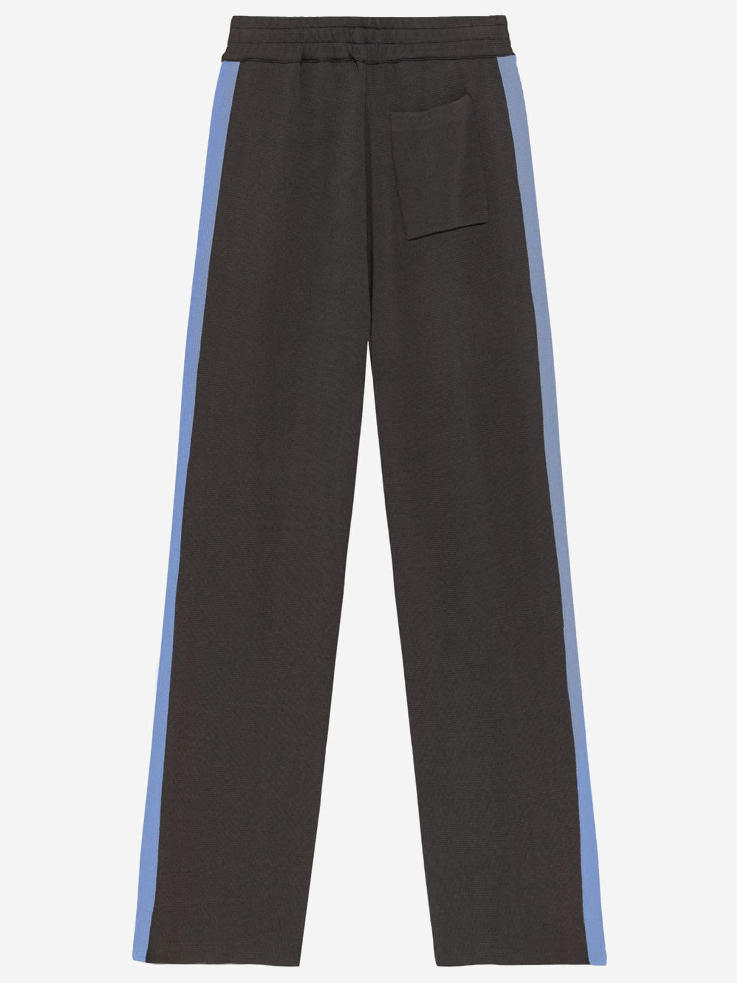 Autry Viscose Blend Trousers With Logo In Brown