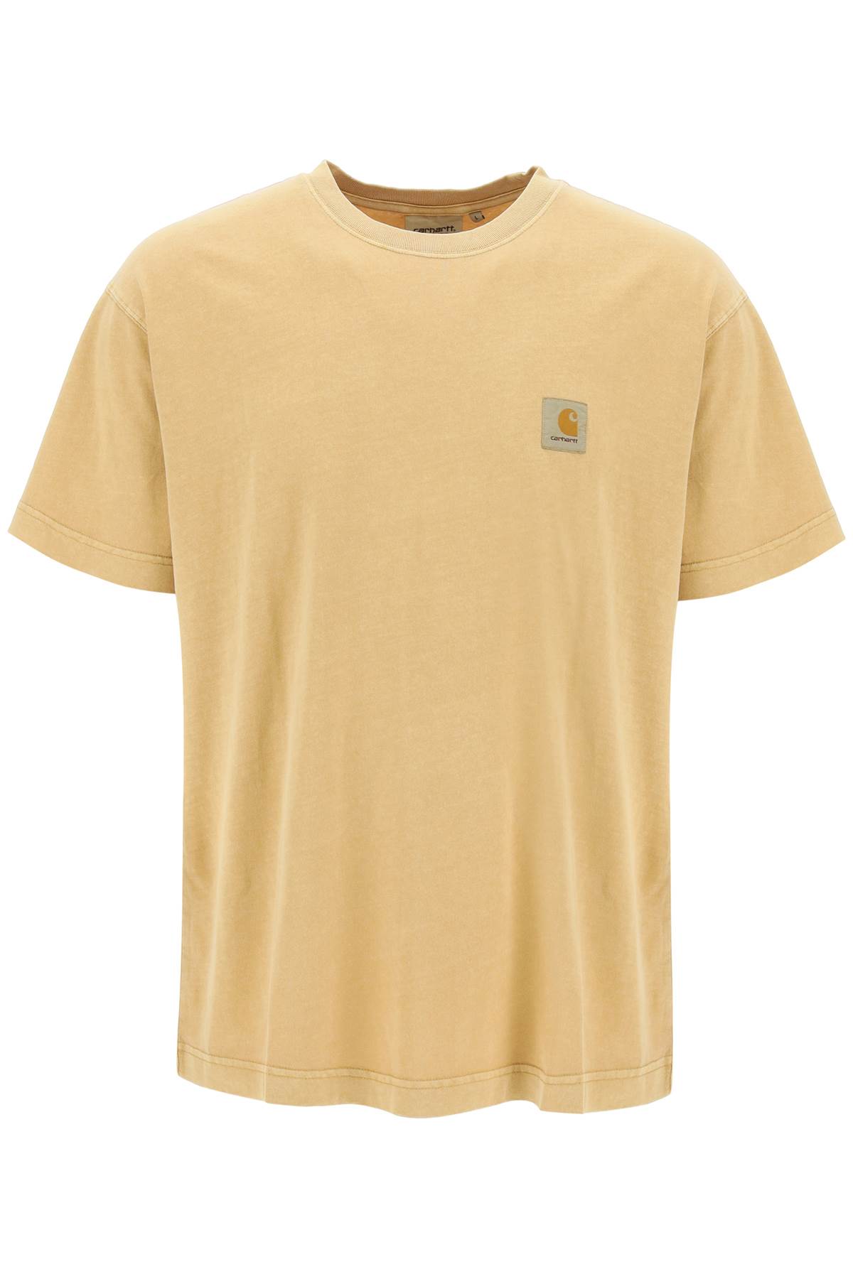 Shop Carhartt Nelson T-shirt In Bourbon (yellow)