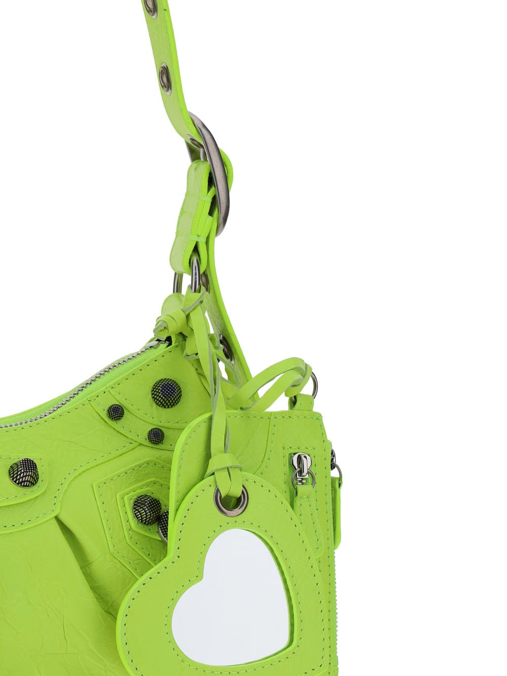 Shop Balenciaga Le Cagole Shoulder Bag In Green