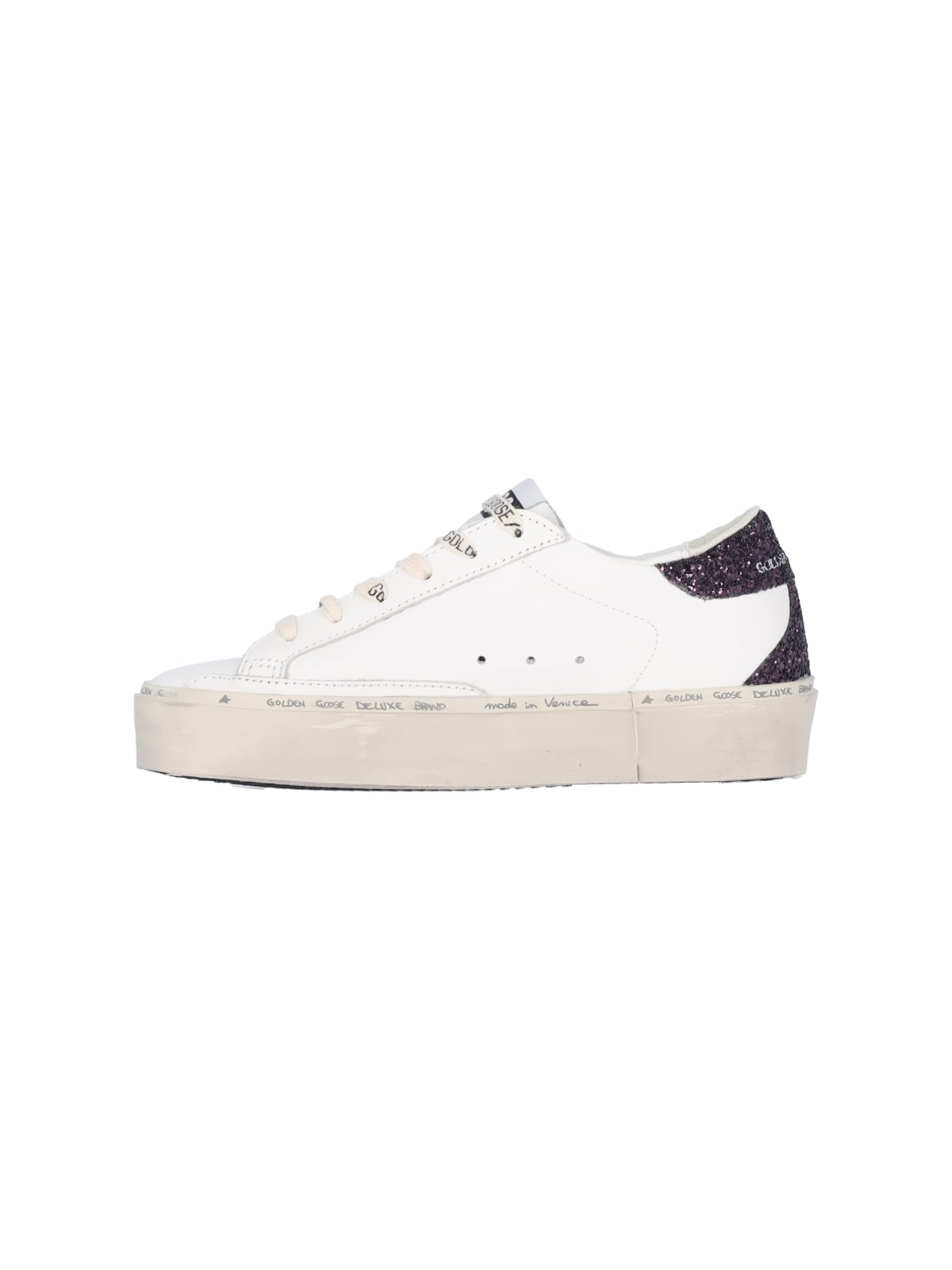 Shop Golden Goose Hi Star Sneakers In Brown