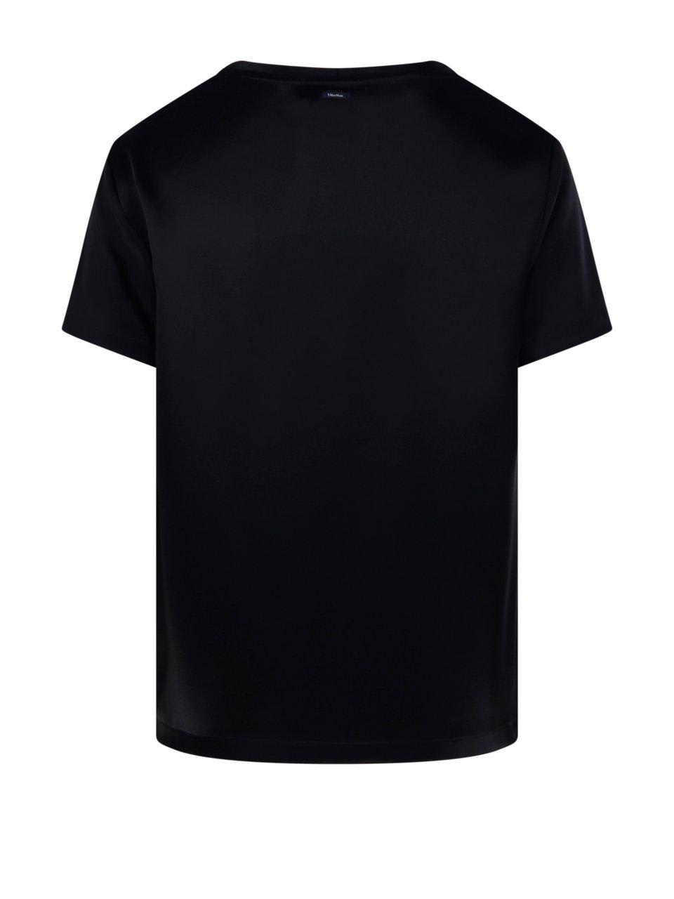 Shop 's Max Mara Crewneck Short-sleeved T-shirt In Black