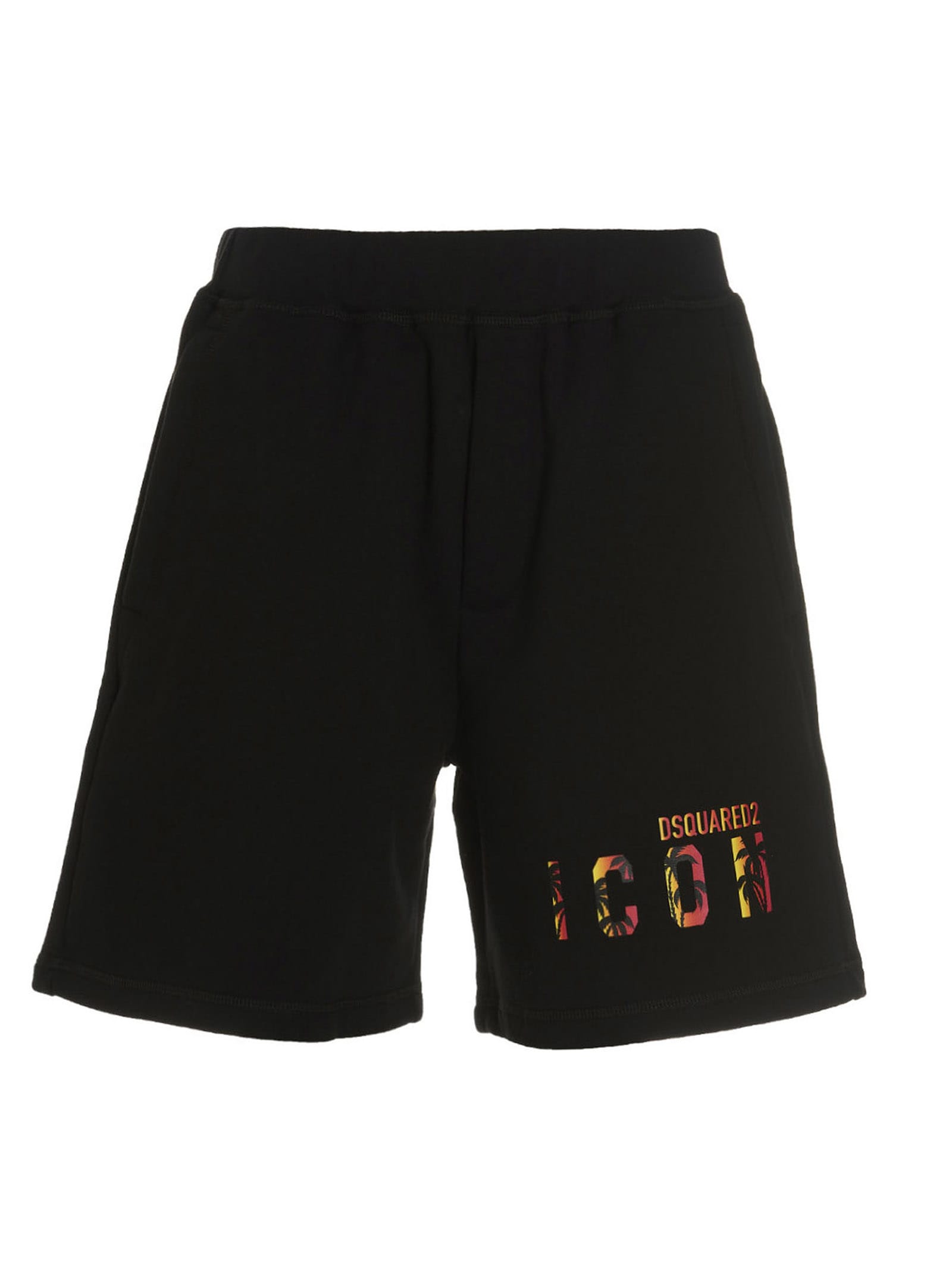 DSQUARED2 LOGO PRINT BERMUDA SHORTS