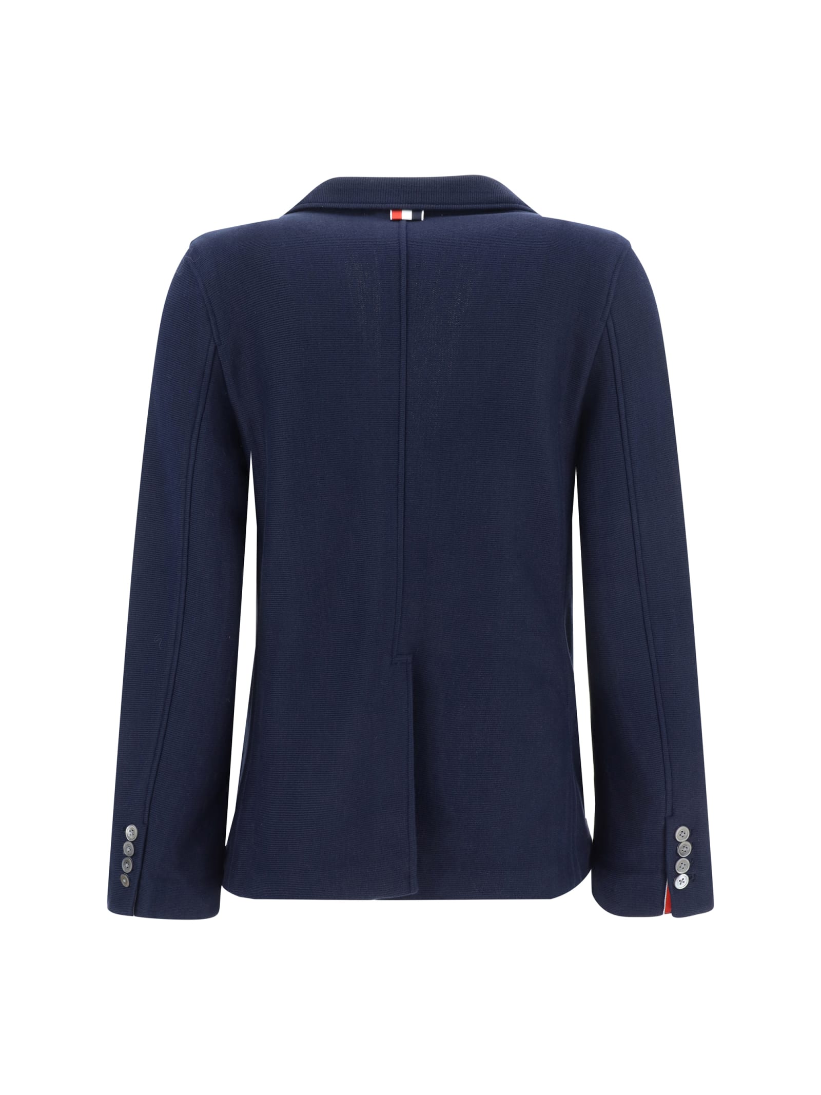 Shop Thom Browne Sack Blazer Jacket In Navy