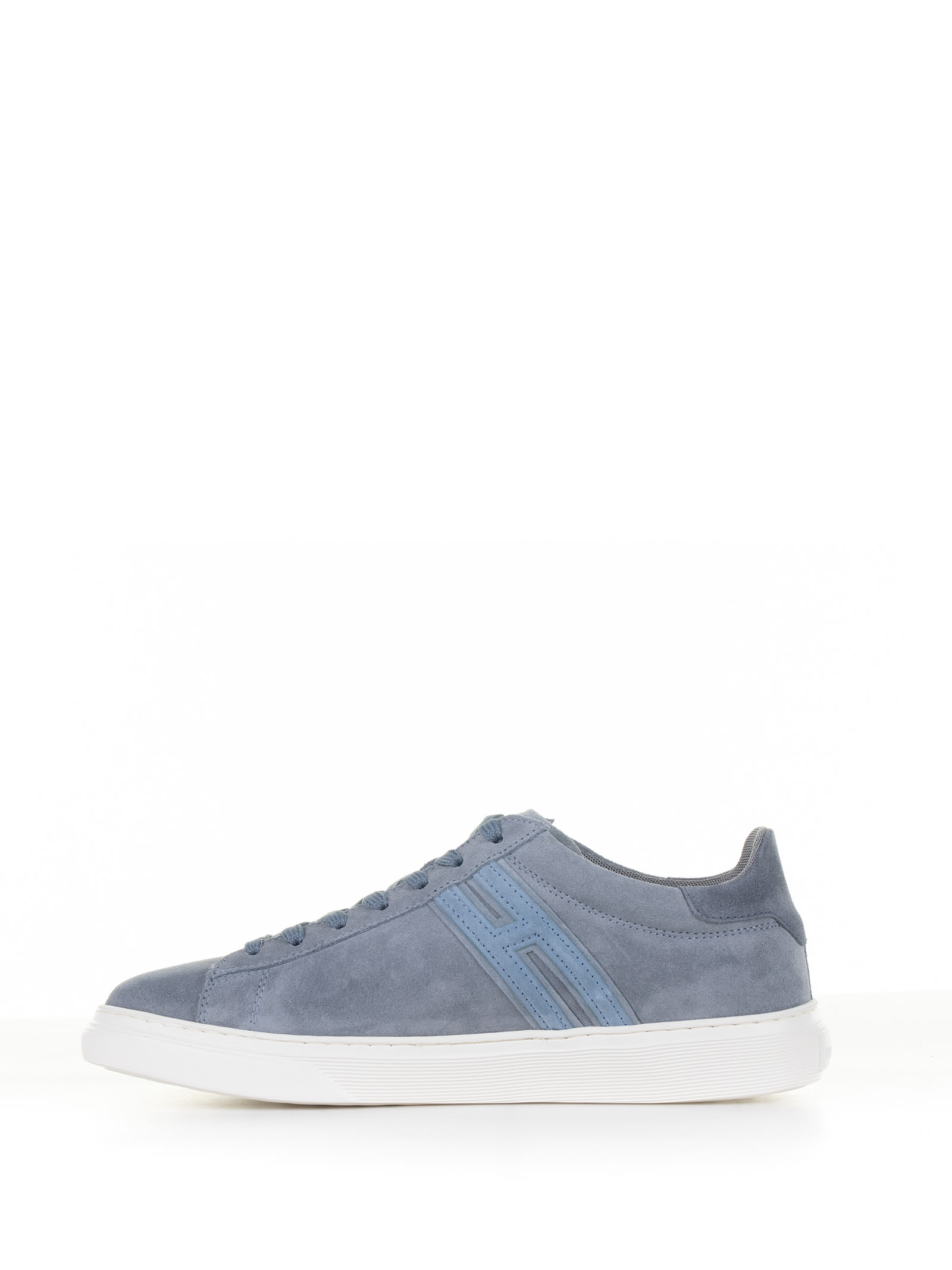Shop Hogan H365 Light Blue Sneakers In Azzurro