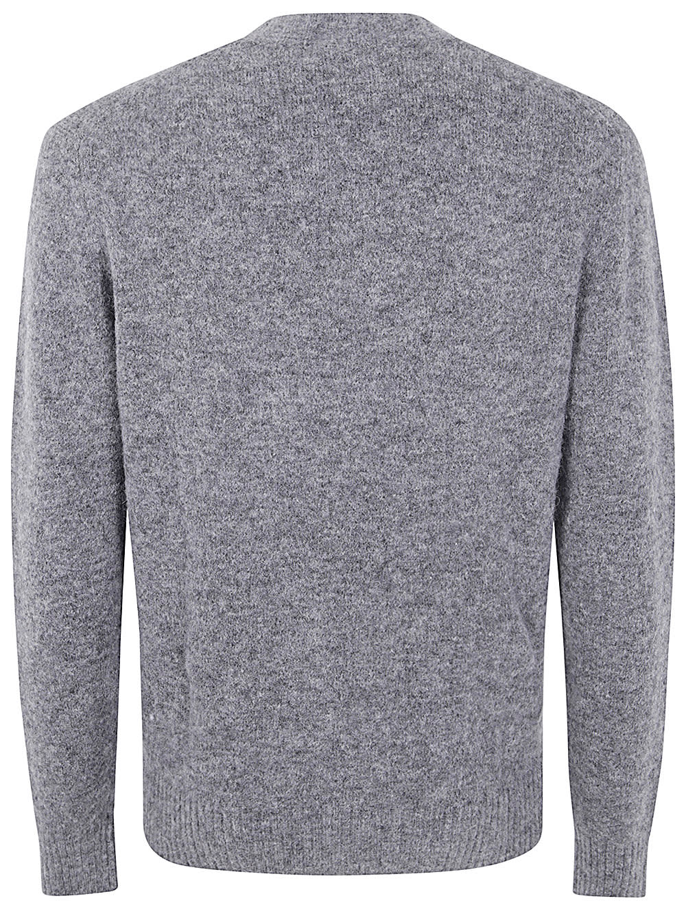 Shop Ballantyne Round Neck Pullover In Derby Grey