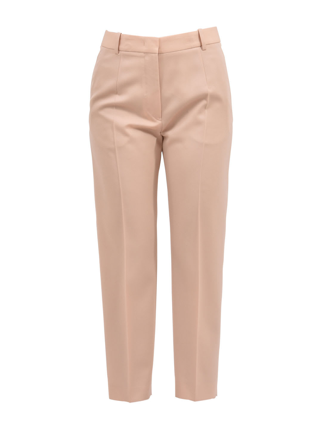 Shop Jil Sander Enea Fleece Wool Pants In Orange