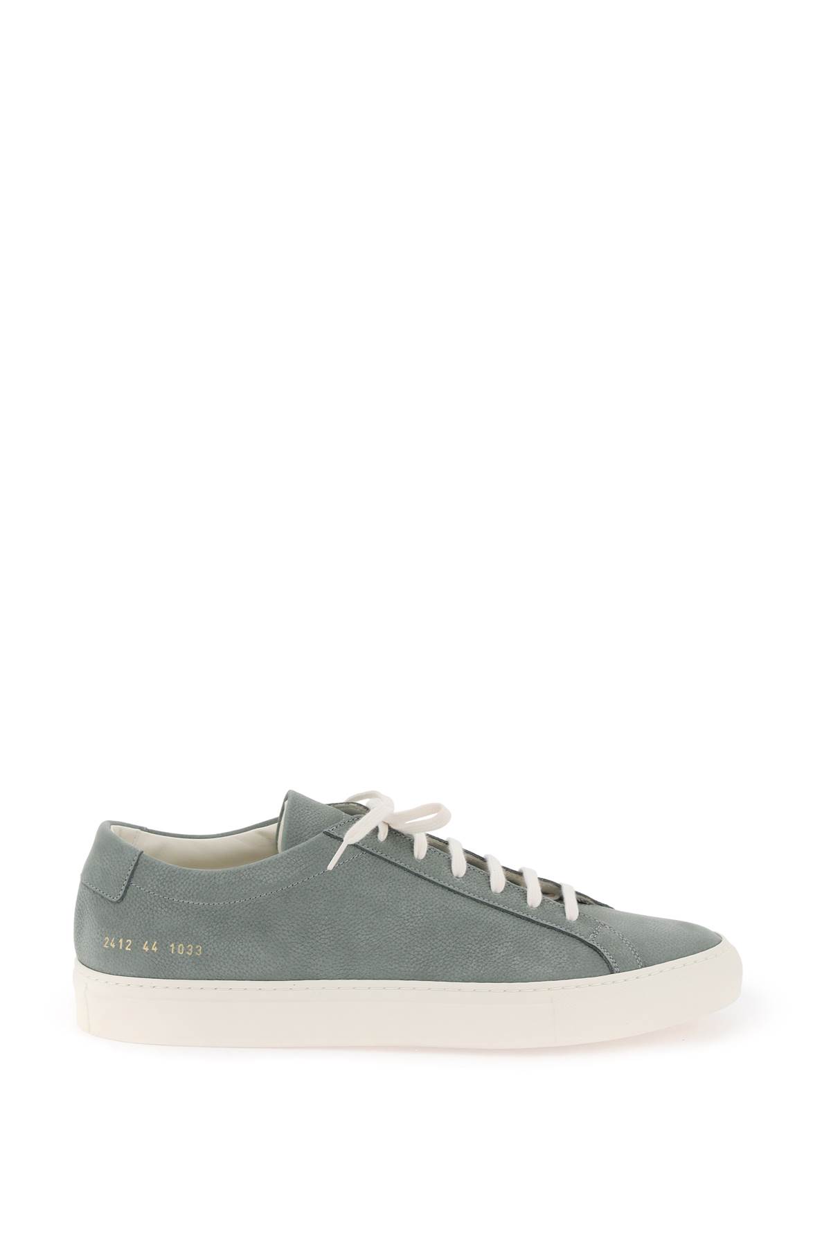 Shop Common Projects Original Achilles Leather Sneakers In Sage (green)