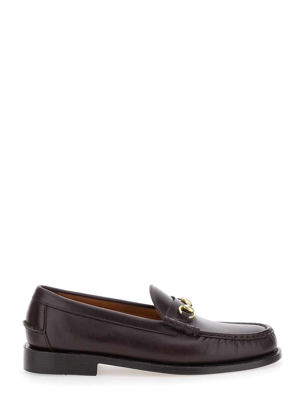 Sebago Horsebit Leather Loafers In Brown