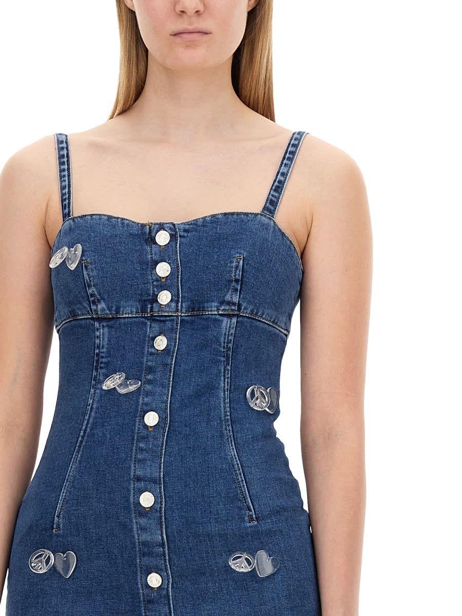 Shop M05ch1n0 Jeans Denim Dress