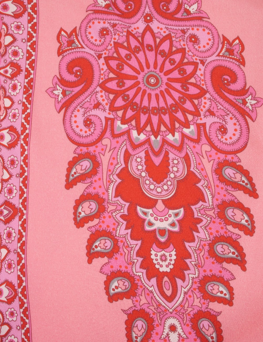 Etro Open Printed Poncho In Pink