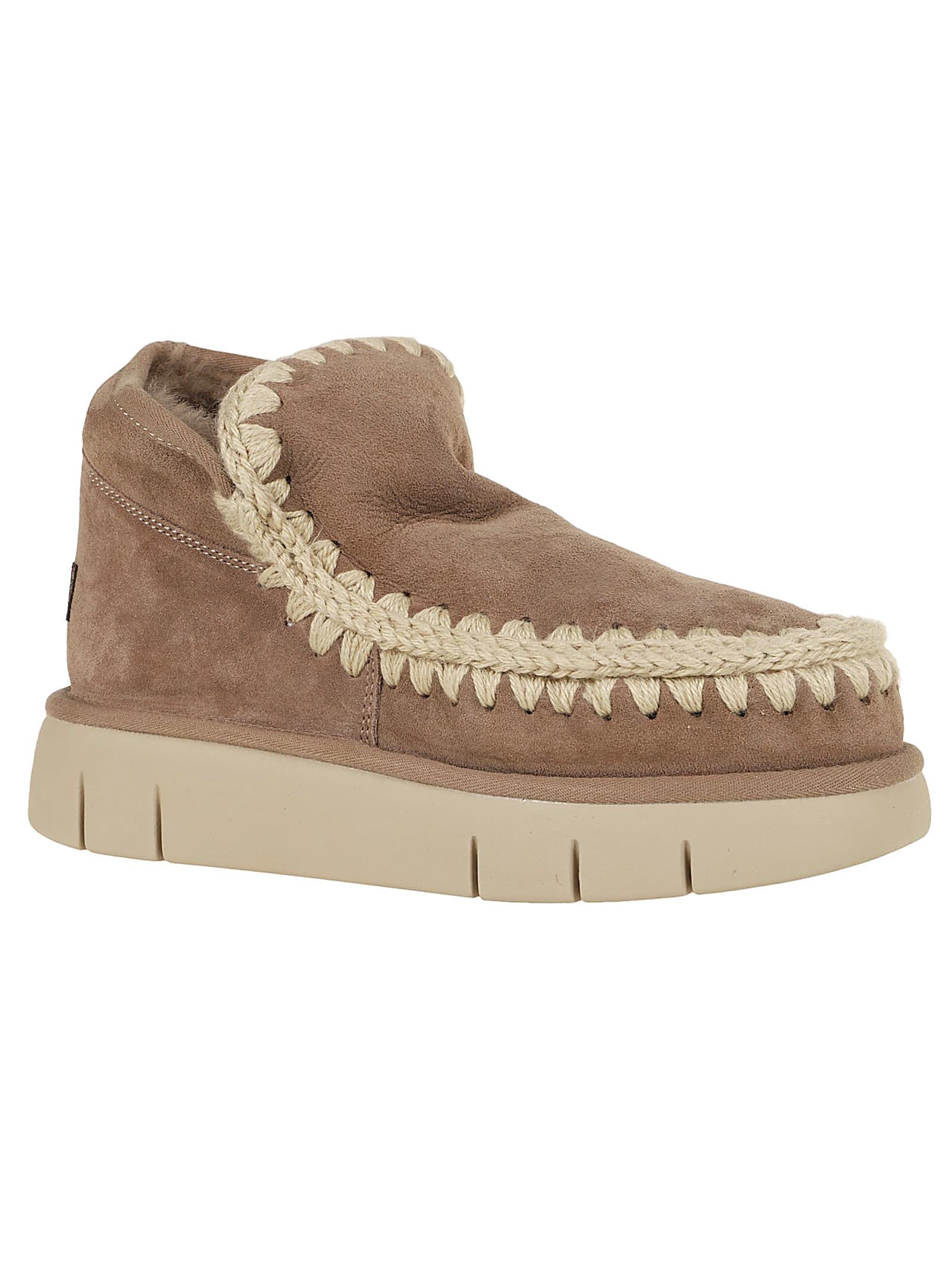 Shop Mou Eskimo Bounce Sneaker In Elgry Elephant Grey